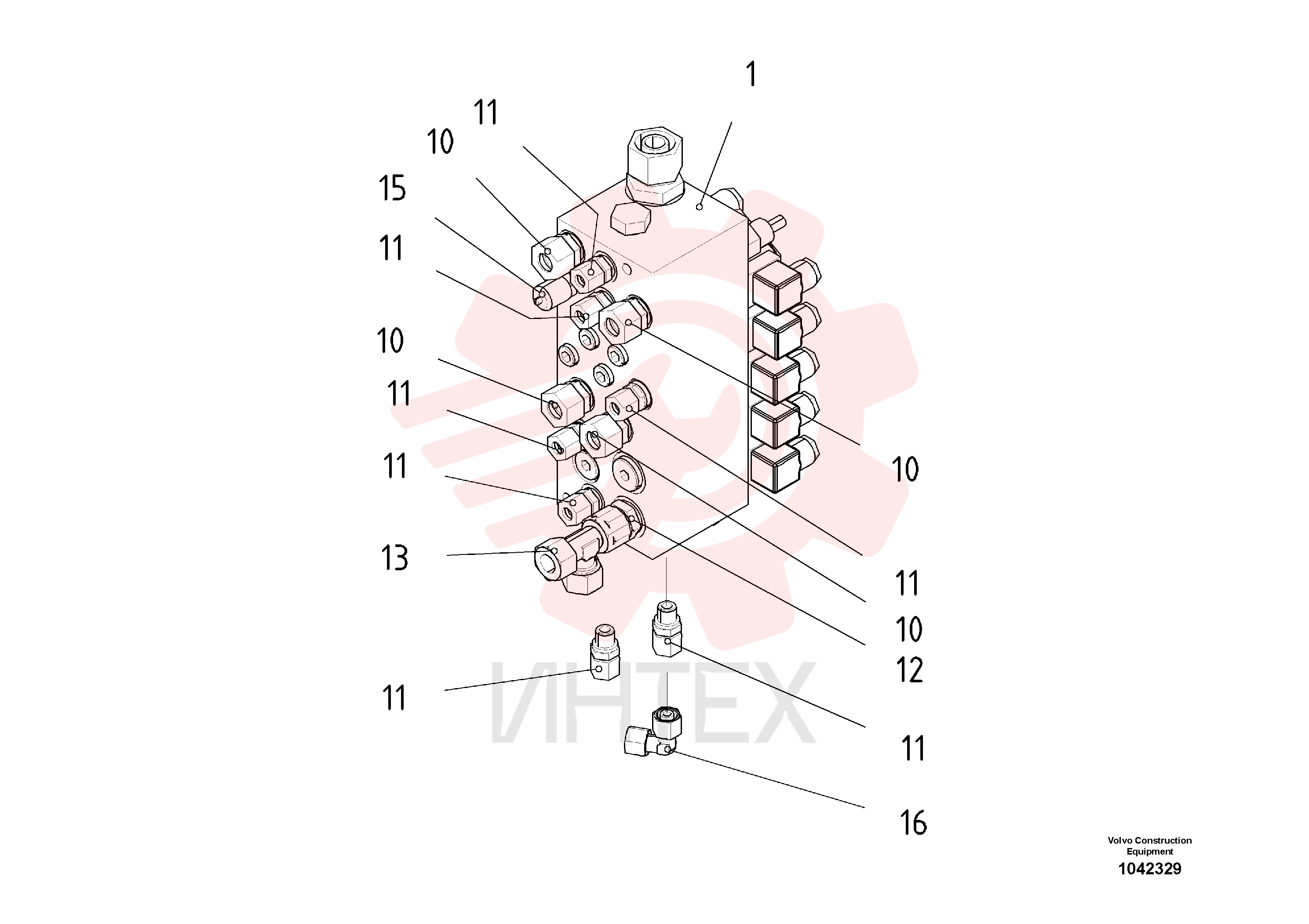 Valve block RM 80613920 (3)