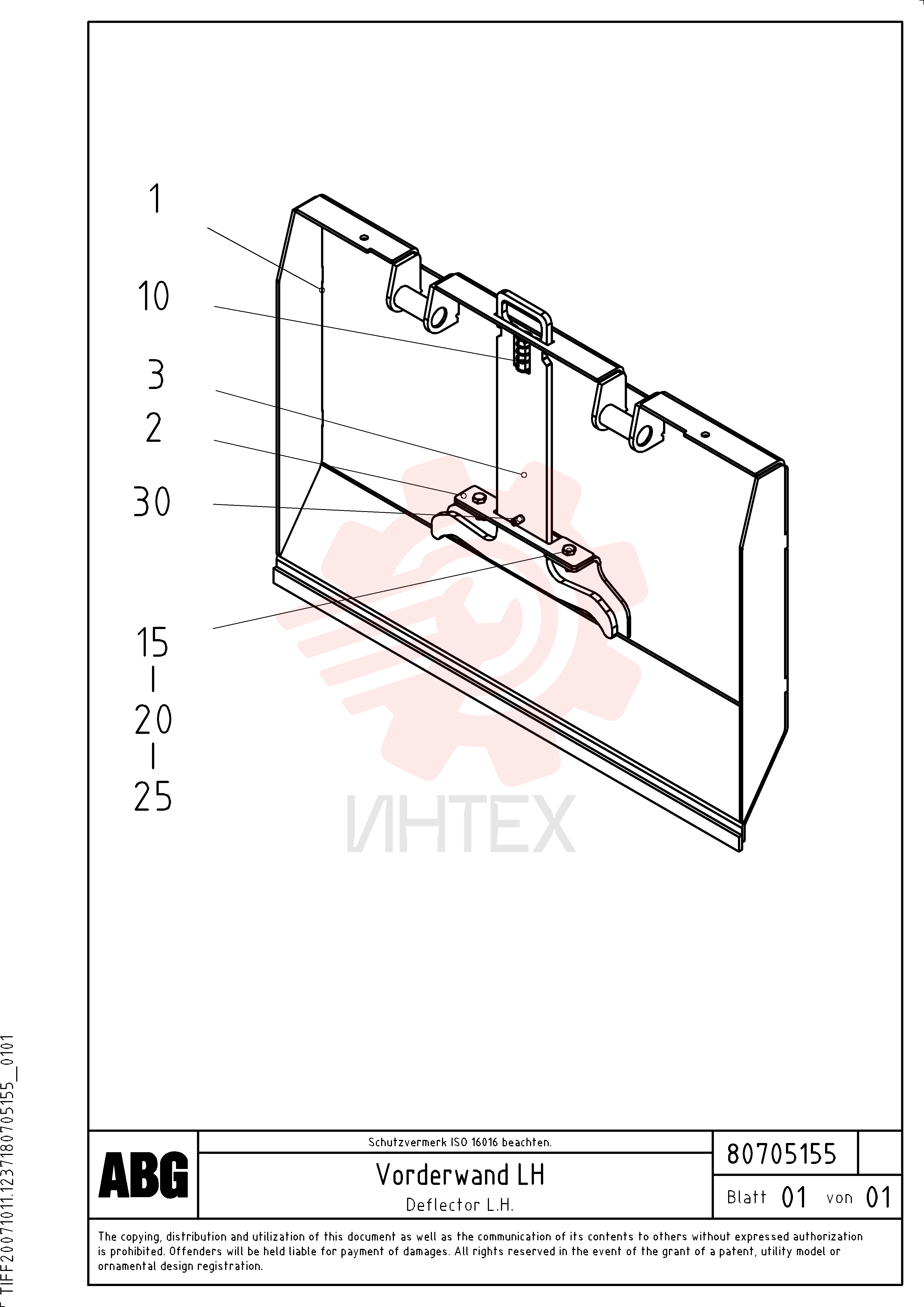 Deflector RM 80685068