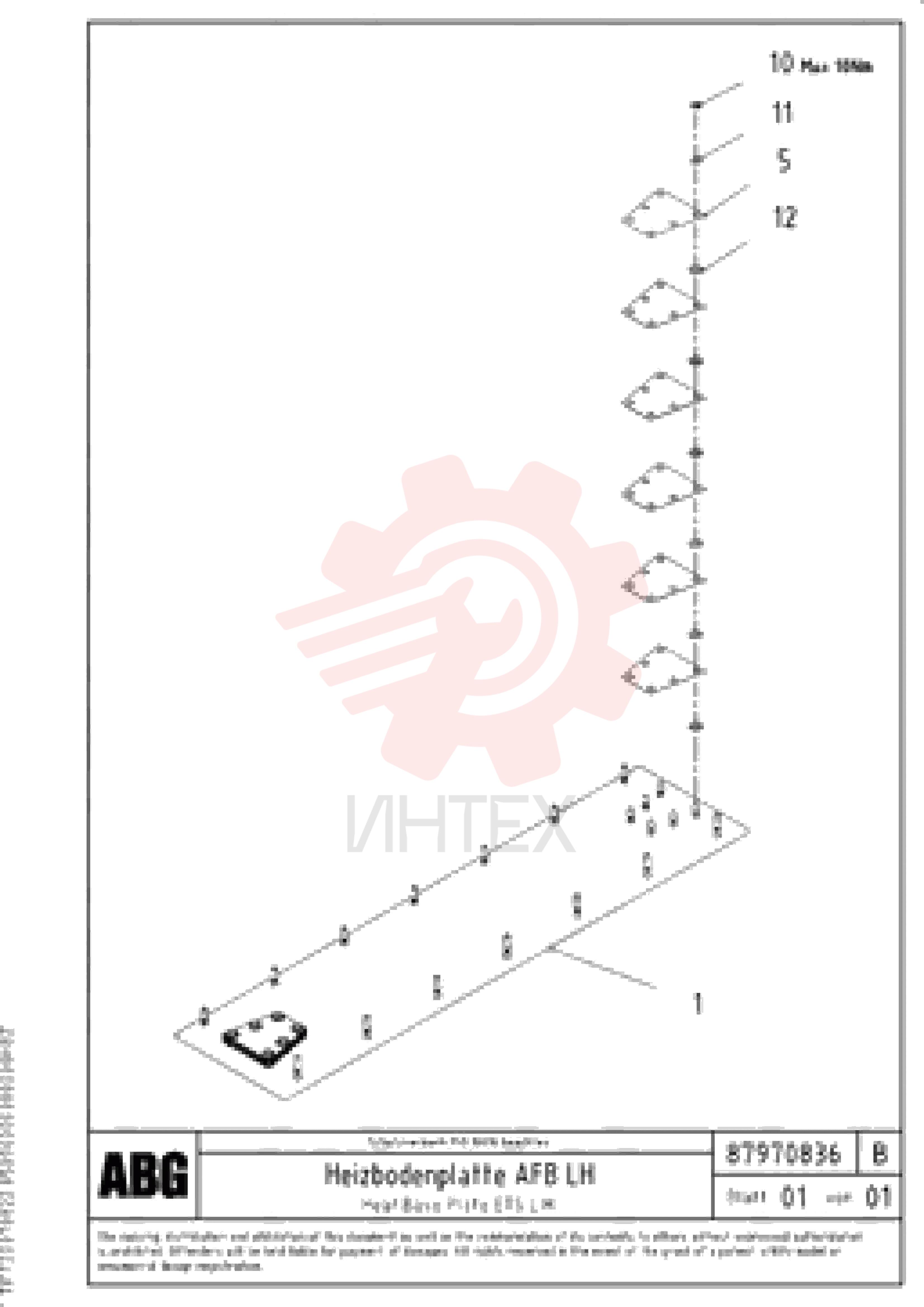 Screed Plate RM 87939468