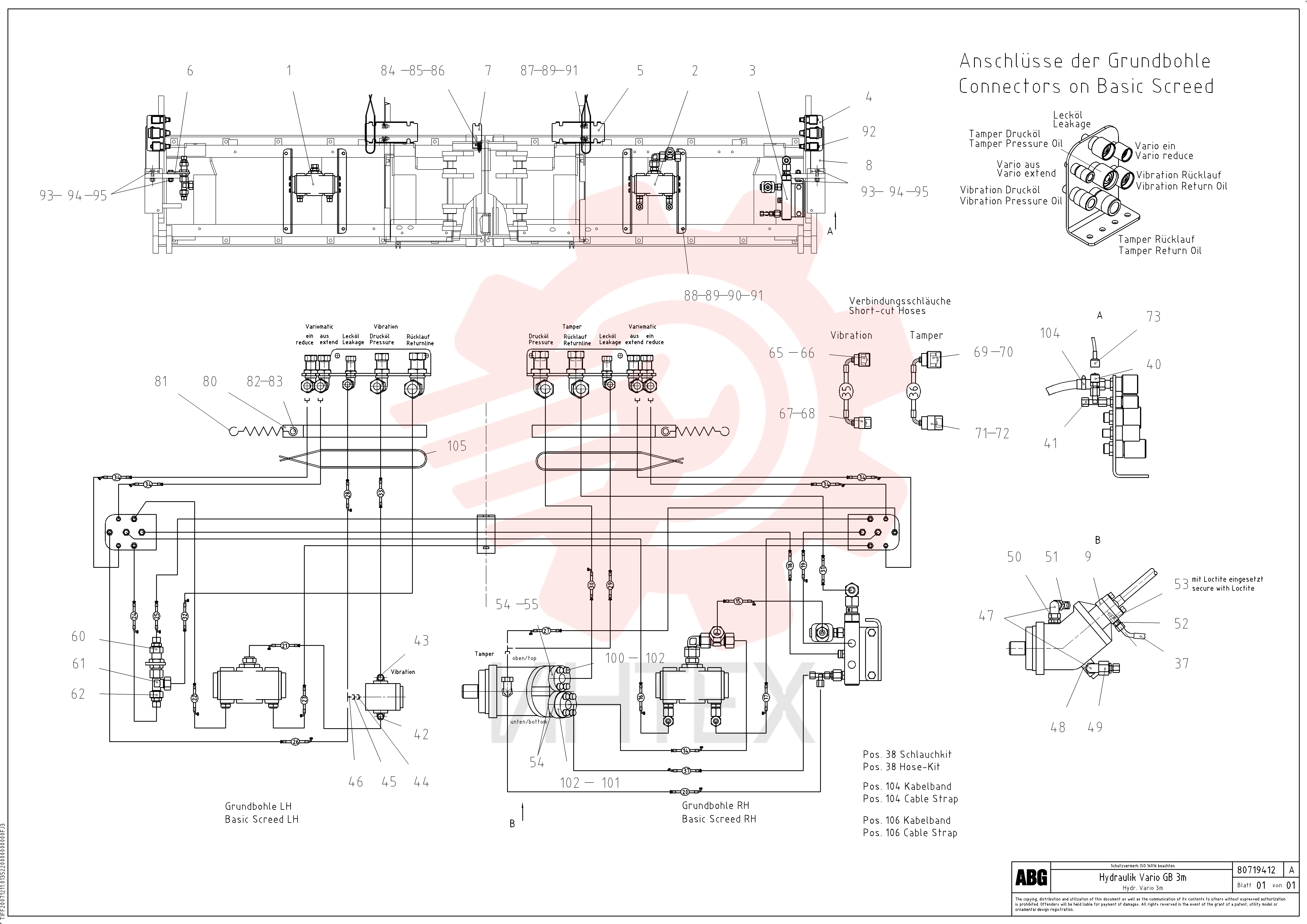 Hose assembly RM 80719396