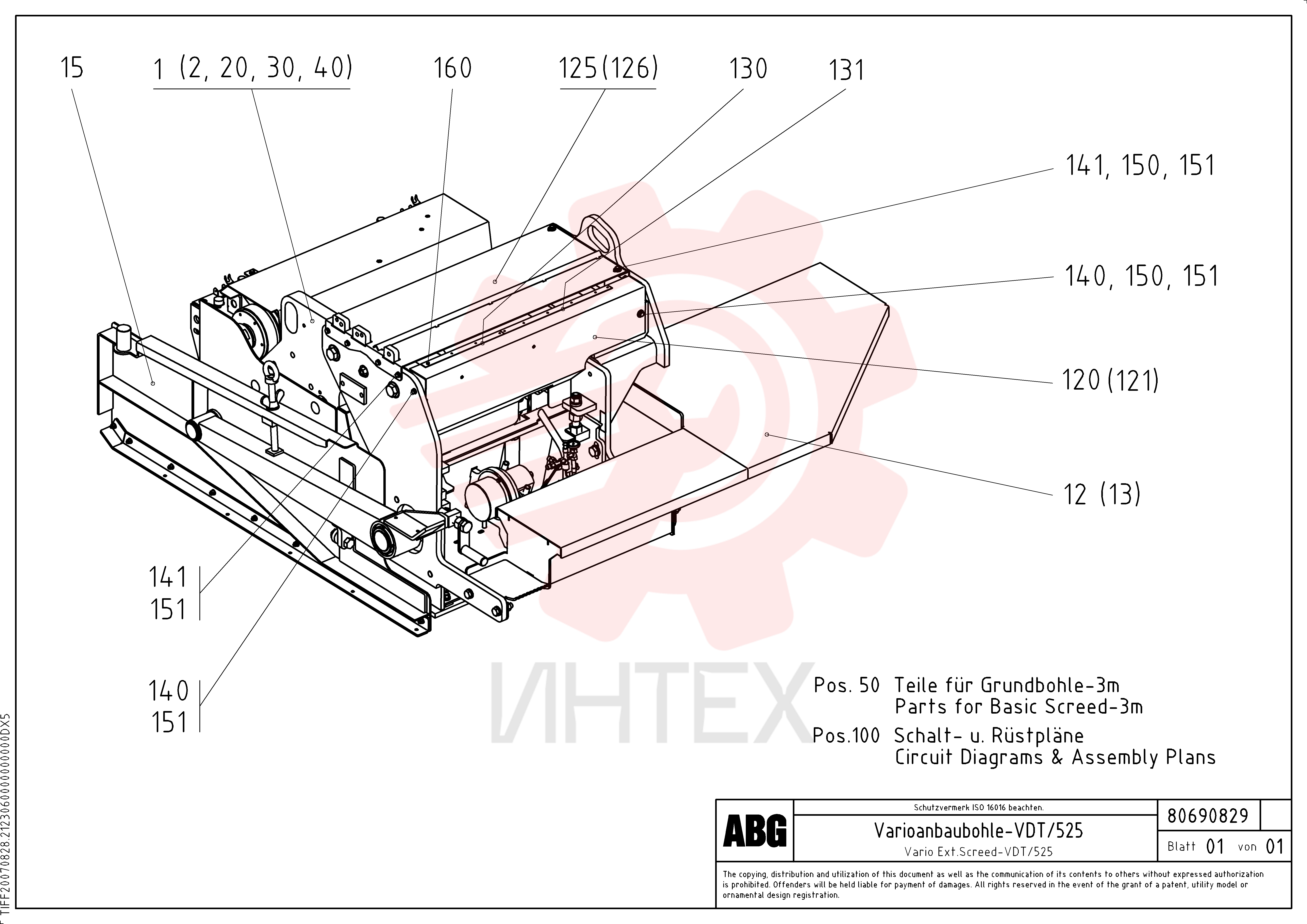 Screed RM 80706302