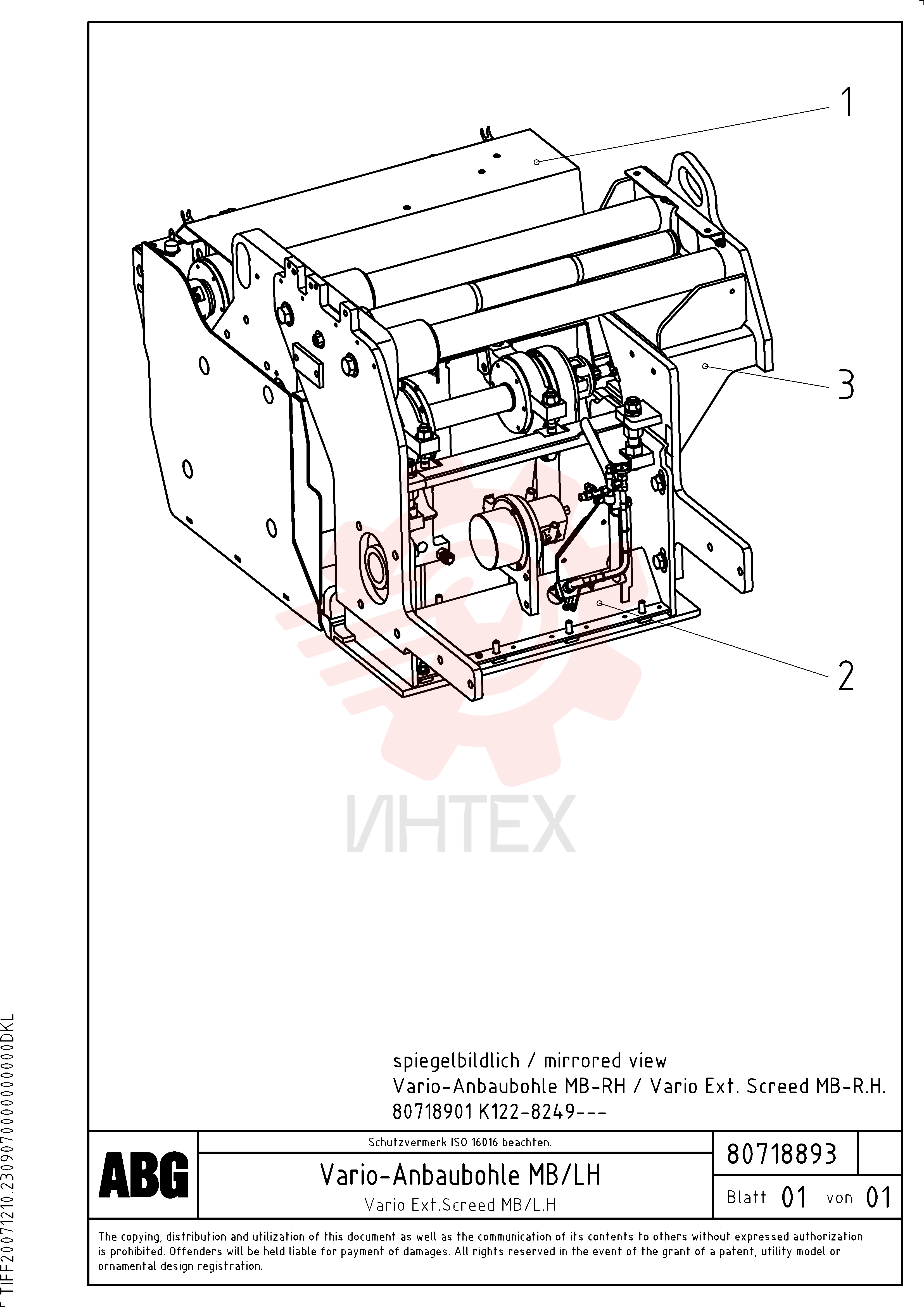 Screed RM 80718927
