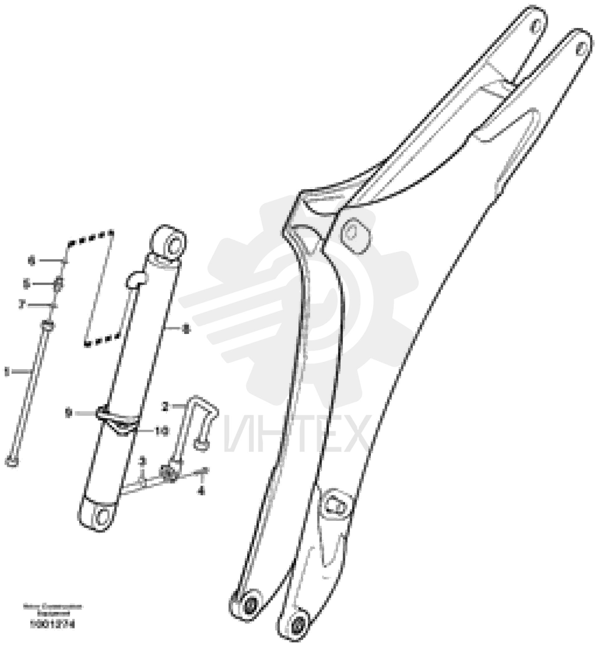 Inlet pipe VOE 11891063 (2)
