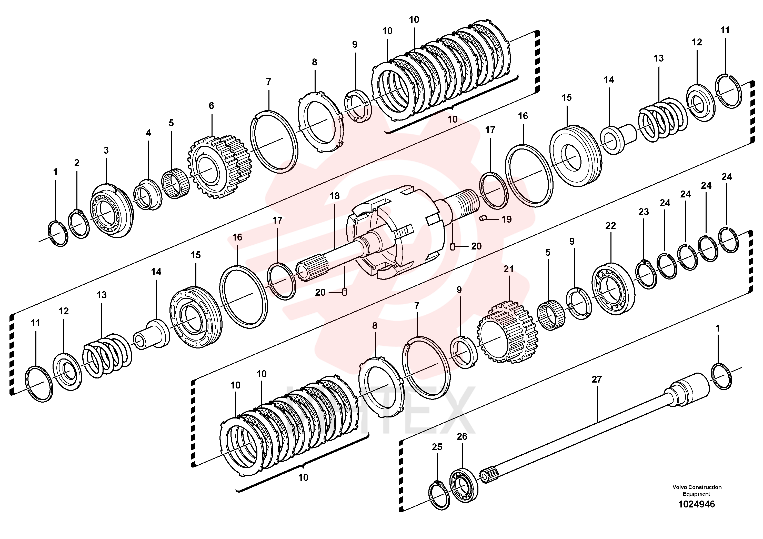 Кольцо уплотнительное VOE 11709076 (4)