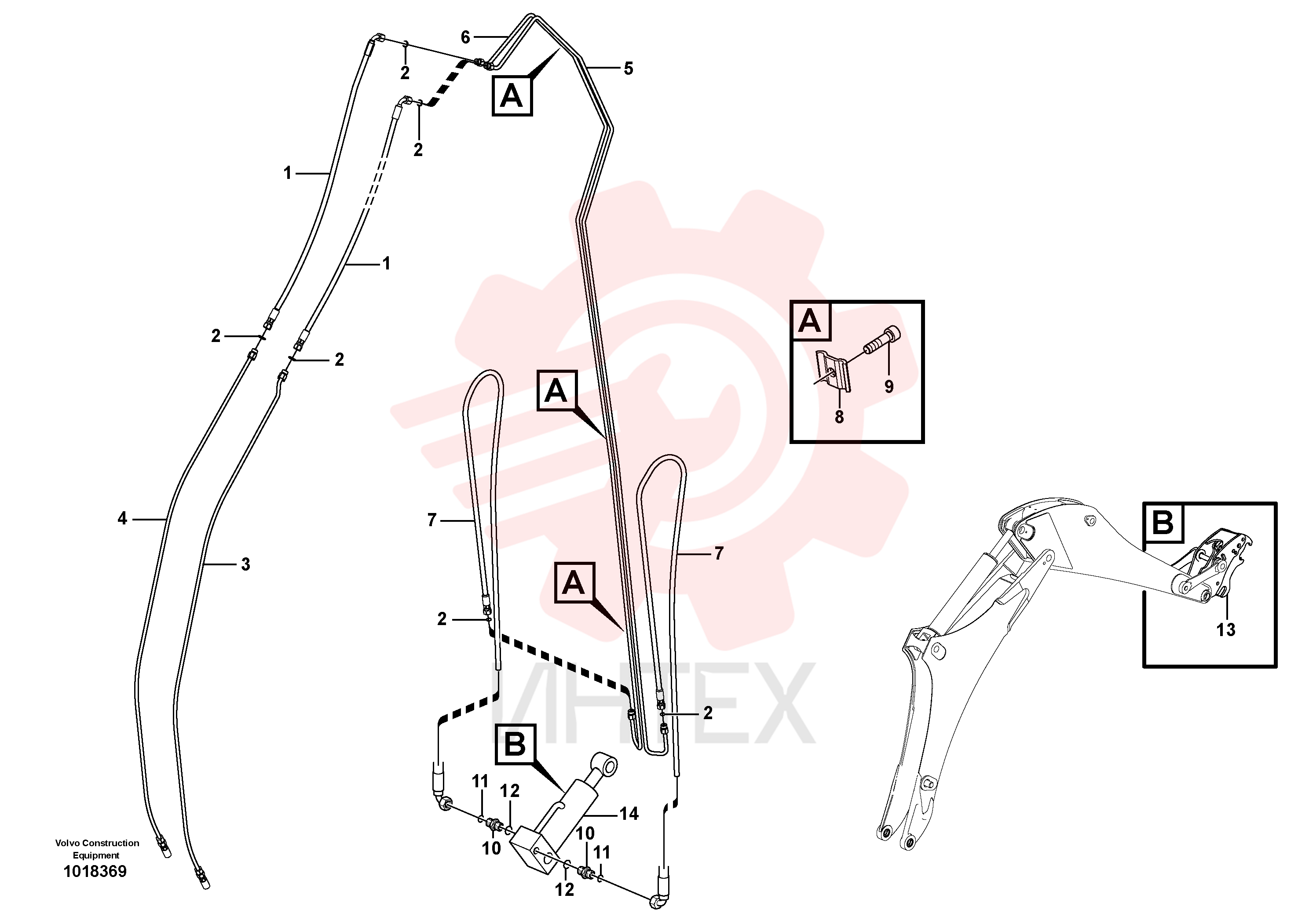 Lock nut VOE 946036 (2)