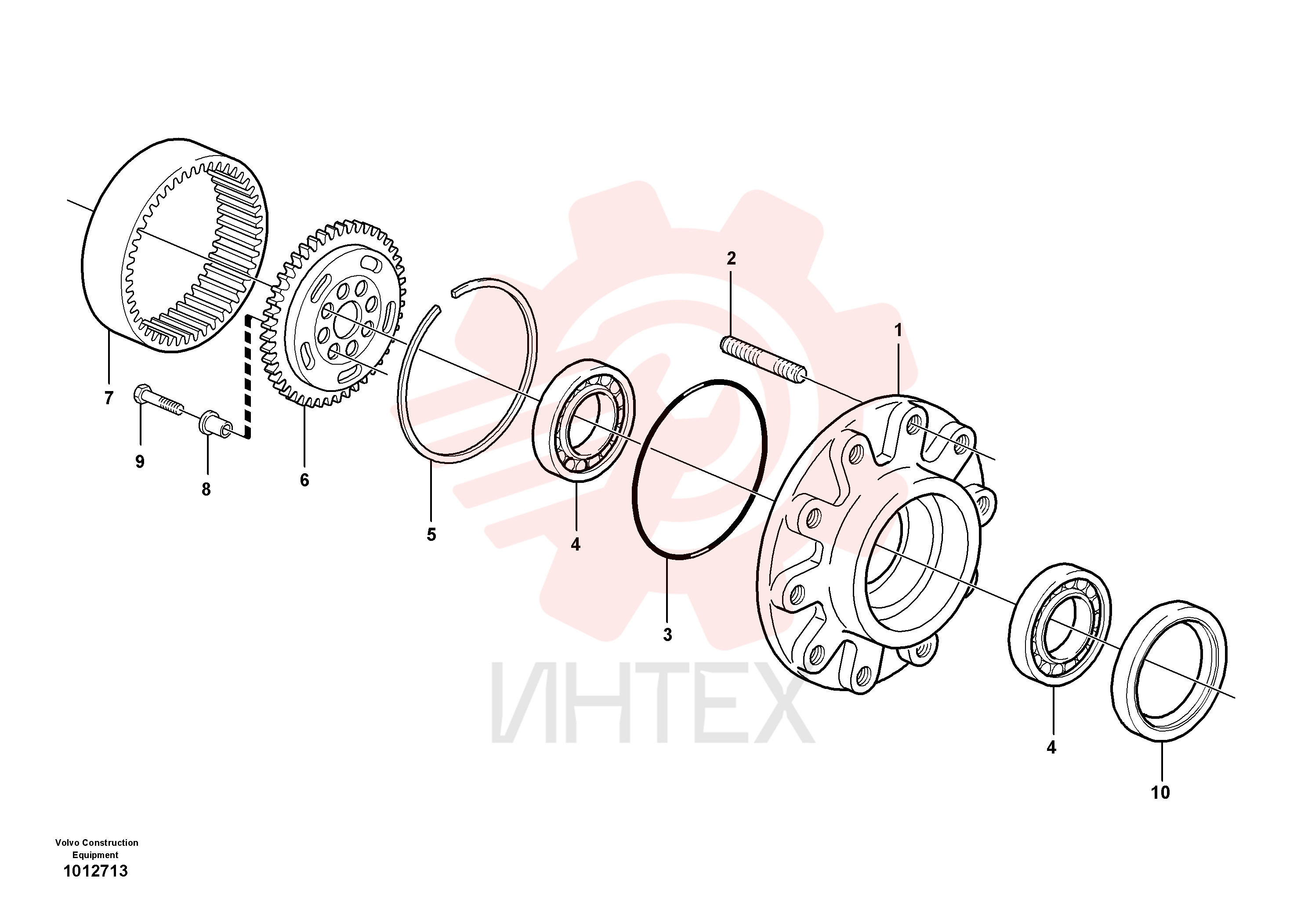 Ступица колеса VOE 11988622