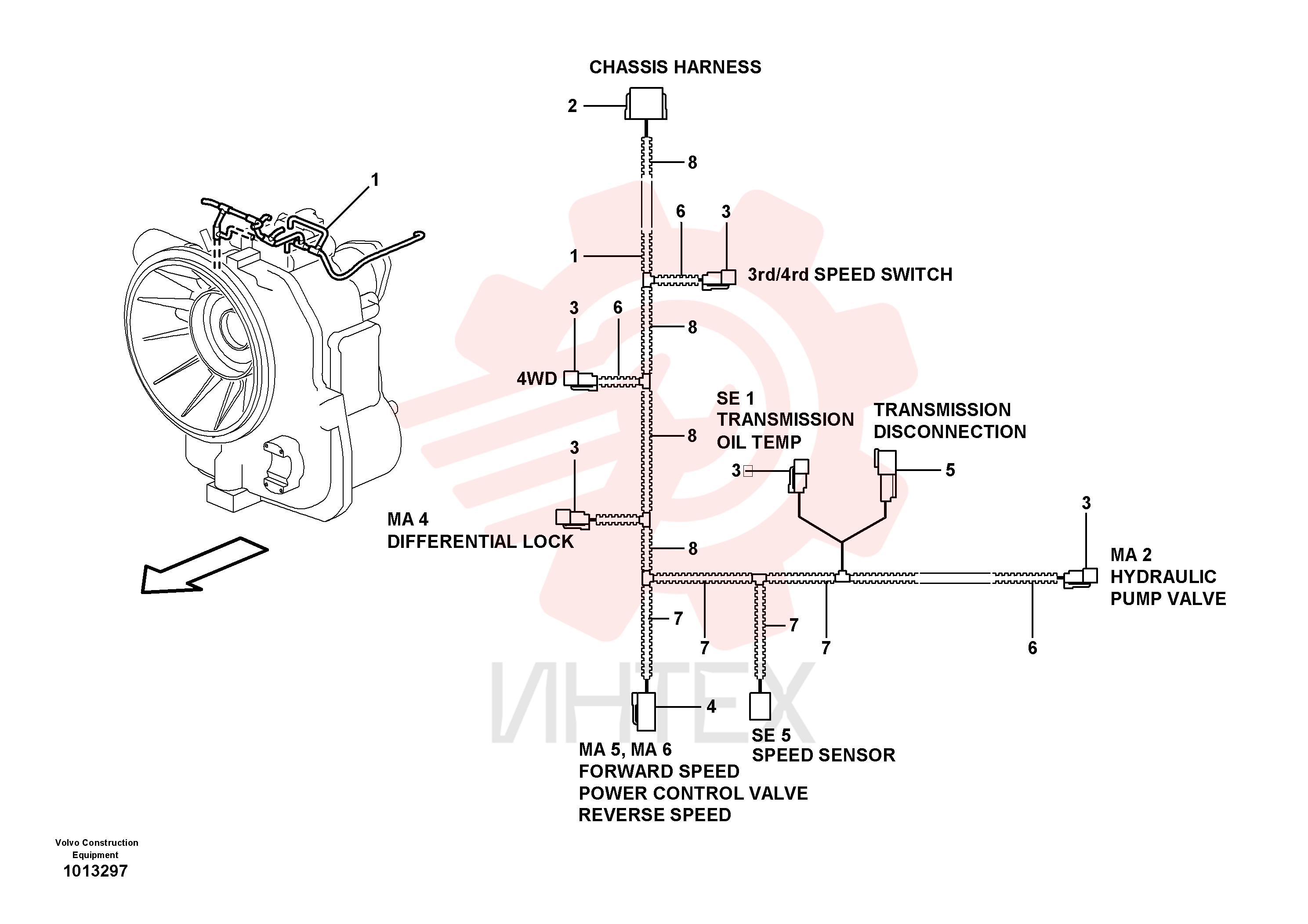 Wire harness VOE 11888412 (1)
