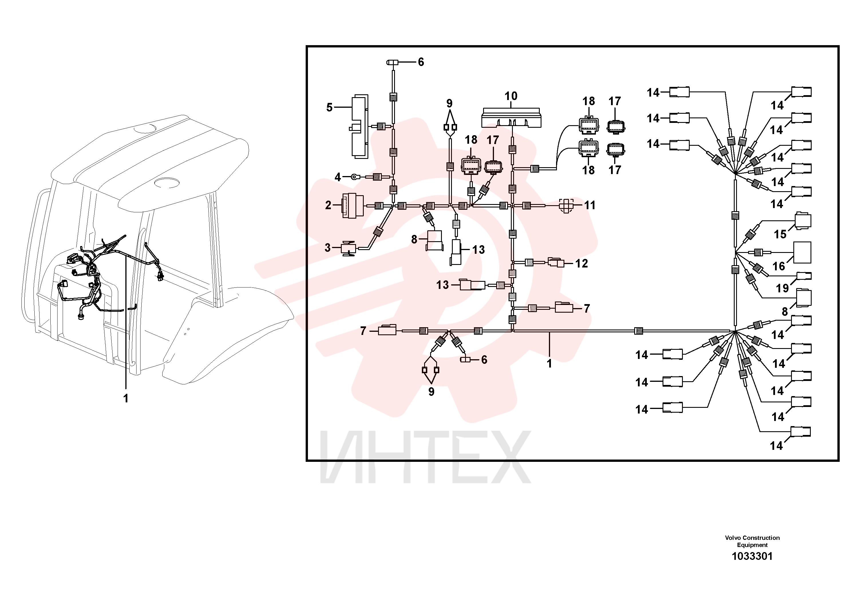 Cable harness