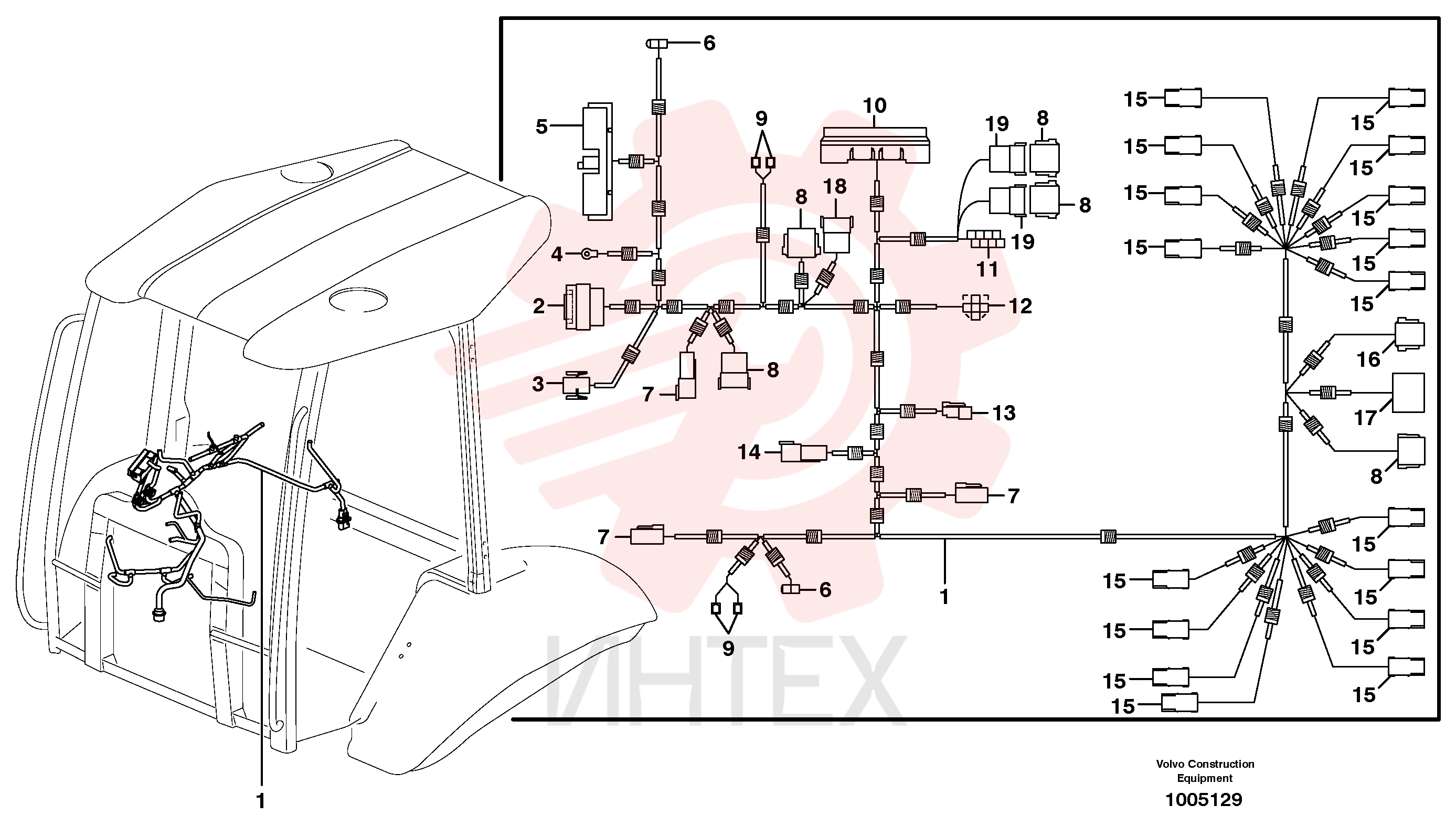 Cable harness