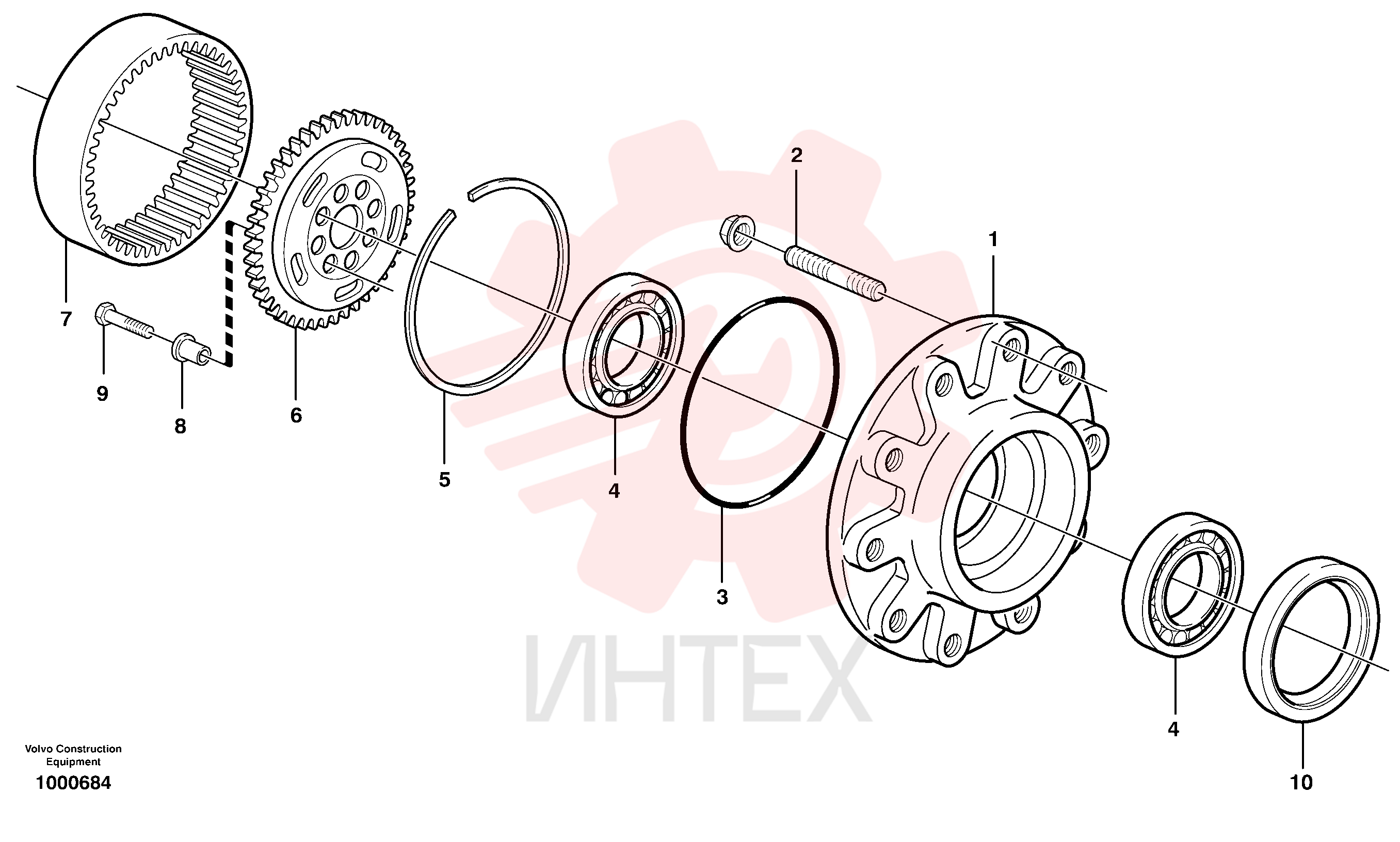 Ступица колеса VOE 11988622