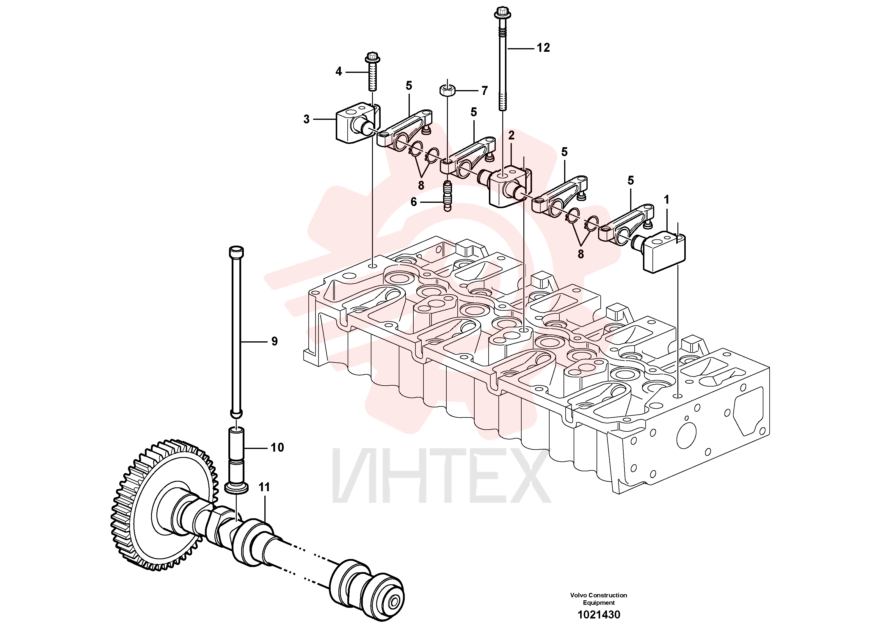 Кронштейн VOE 20459848 (2)
