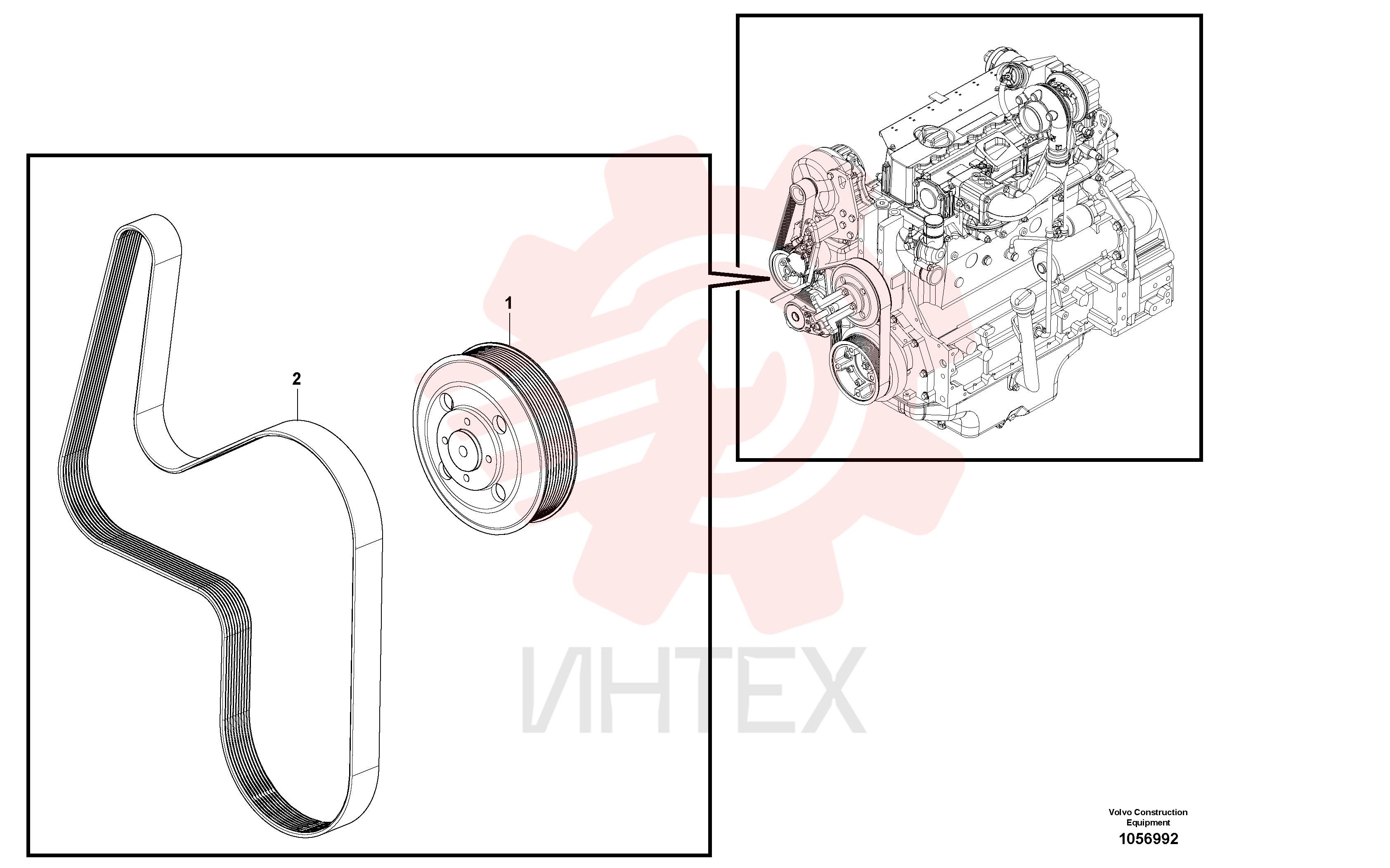 Ремень клиновой pulley