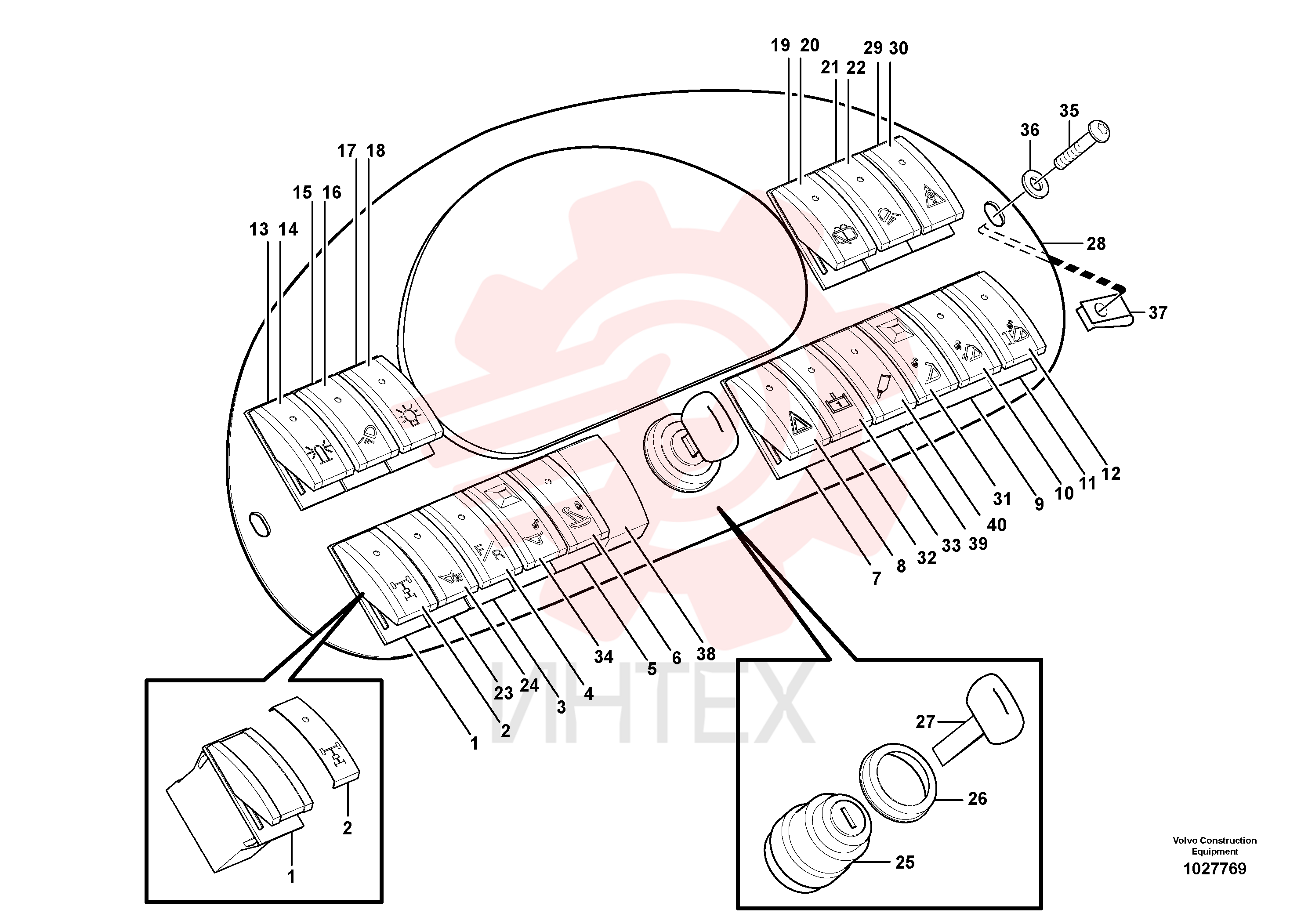 Rocker Switch VOE 11882865 (1)