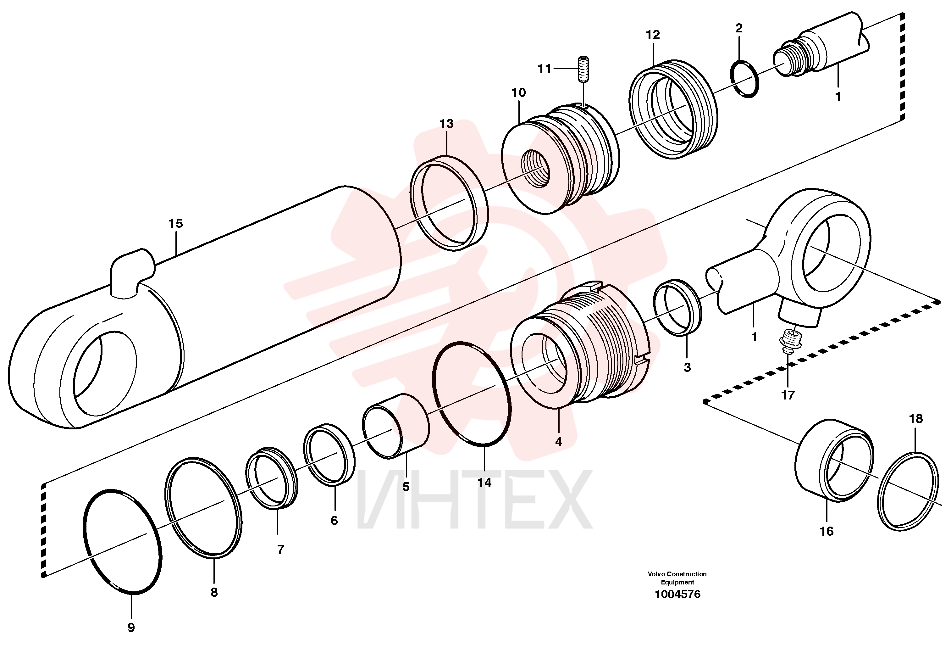 Sealing kit VOE 11709547