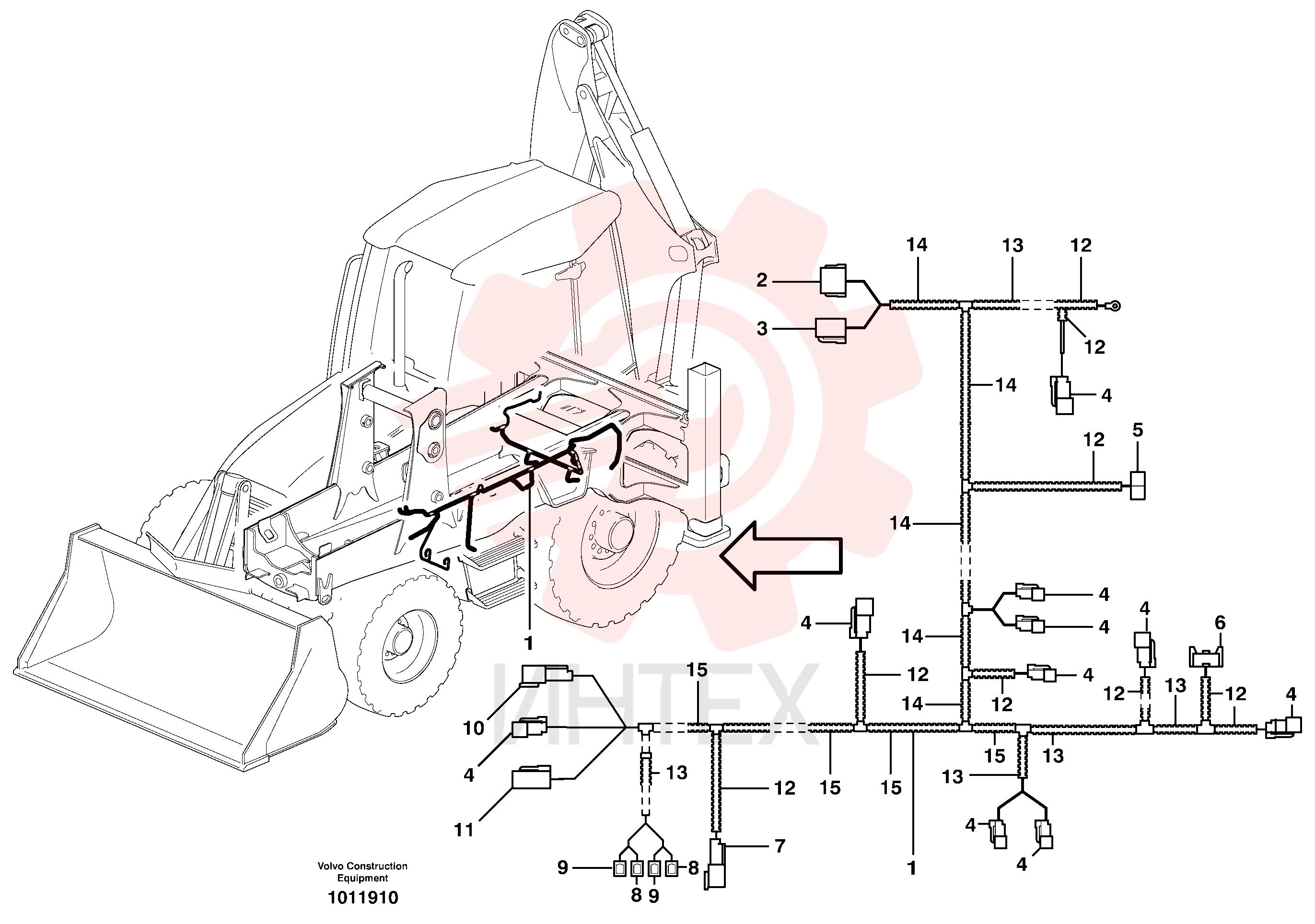 Wire harness VOE 11886740 (2)