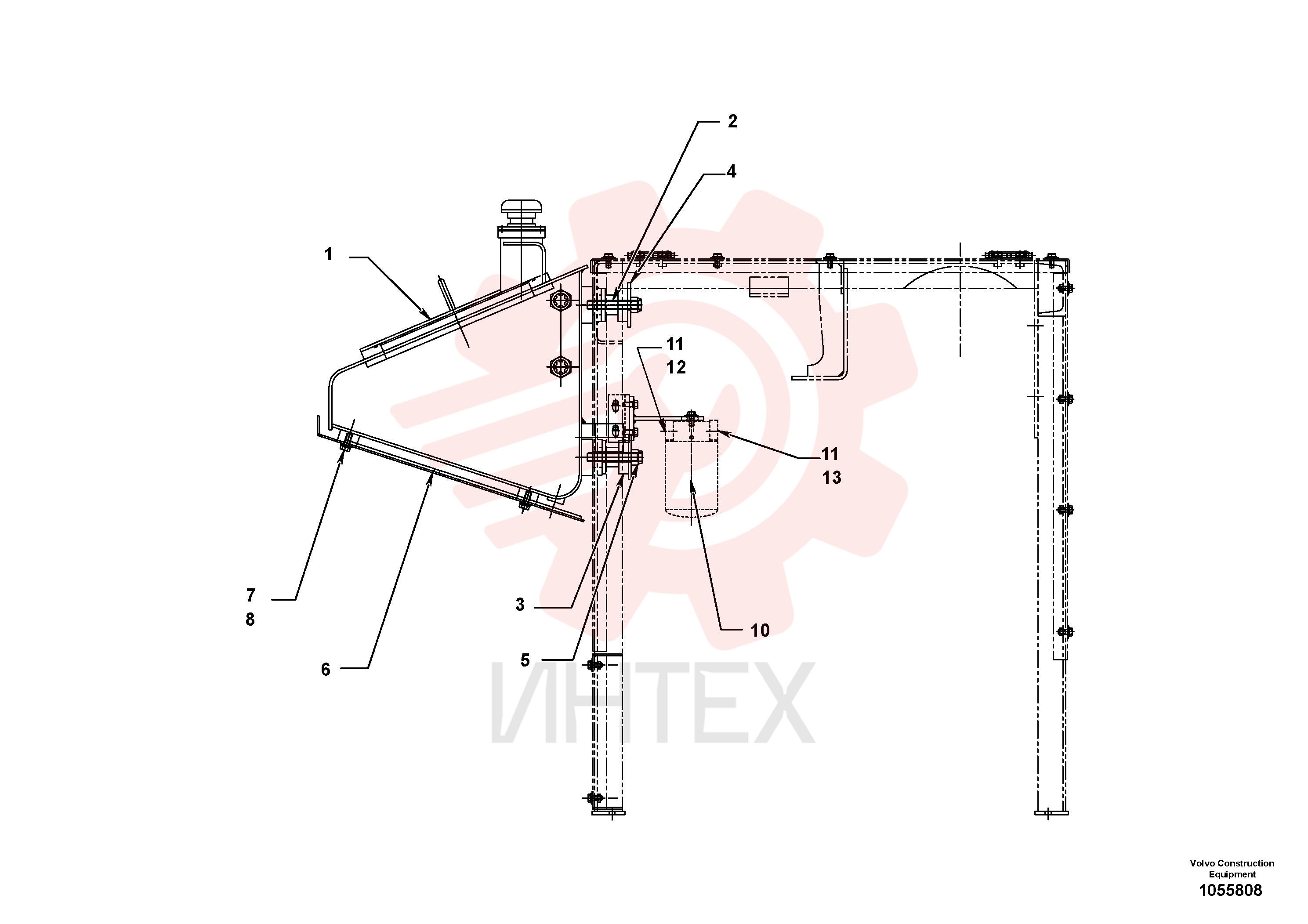 Hydraulic fluid tank