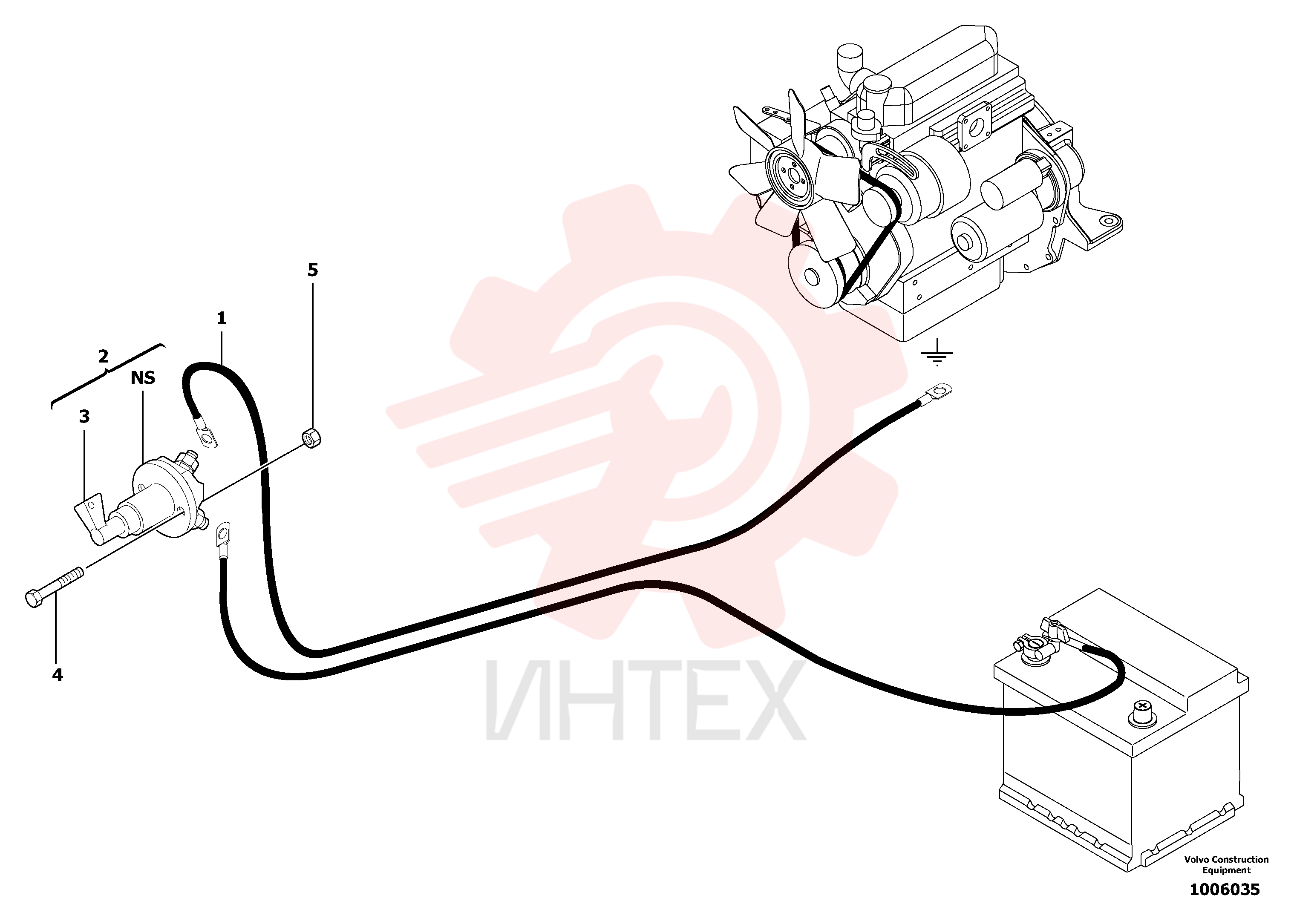 Battery cable PJ5720645