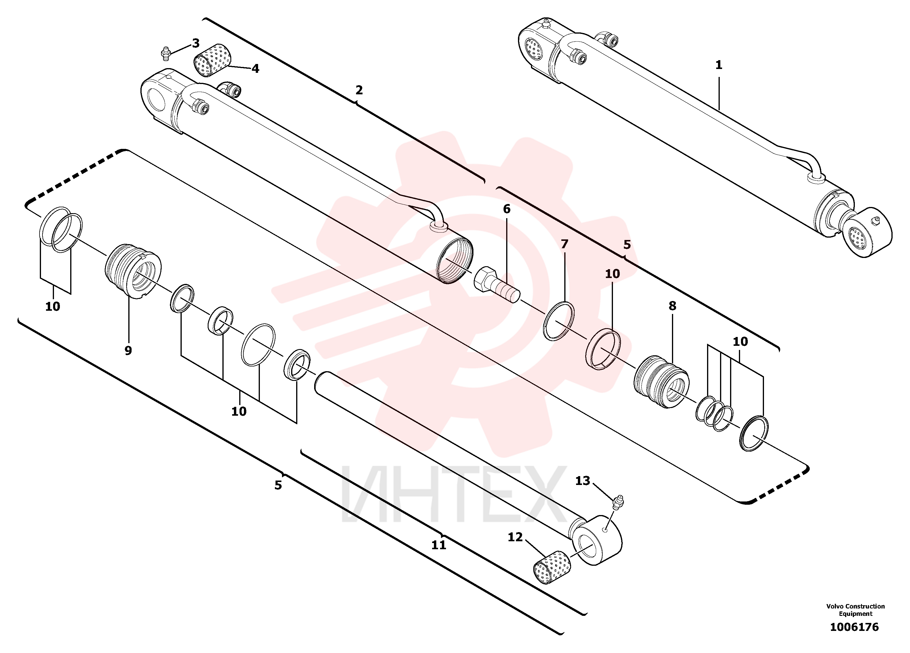 Jib cylinder VOE11800767