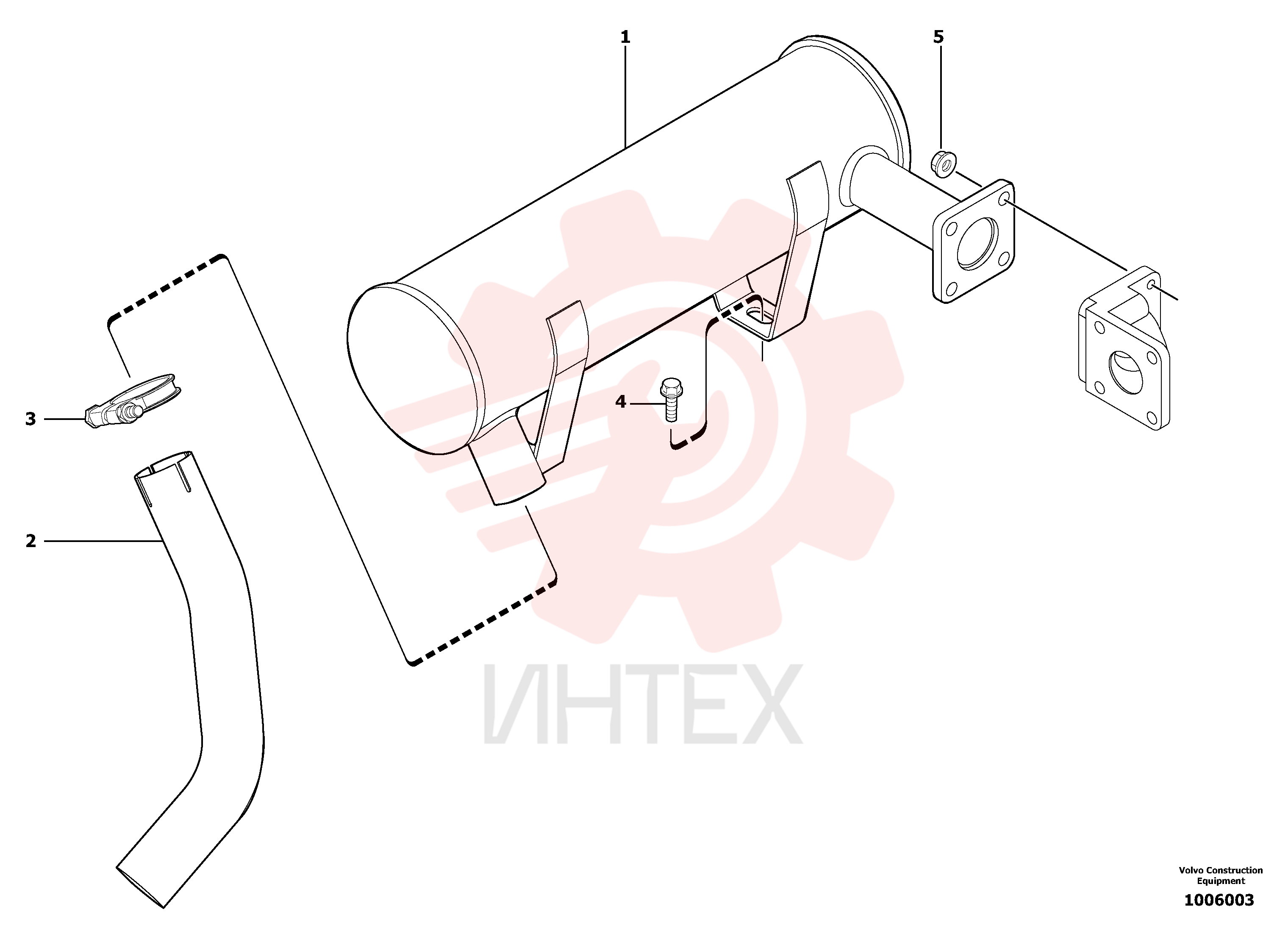 Noise damper VOE11800405