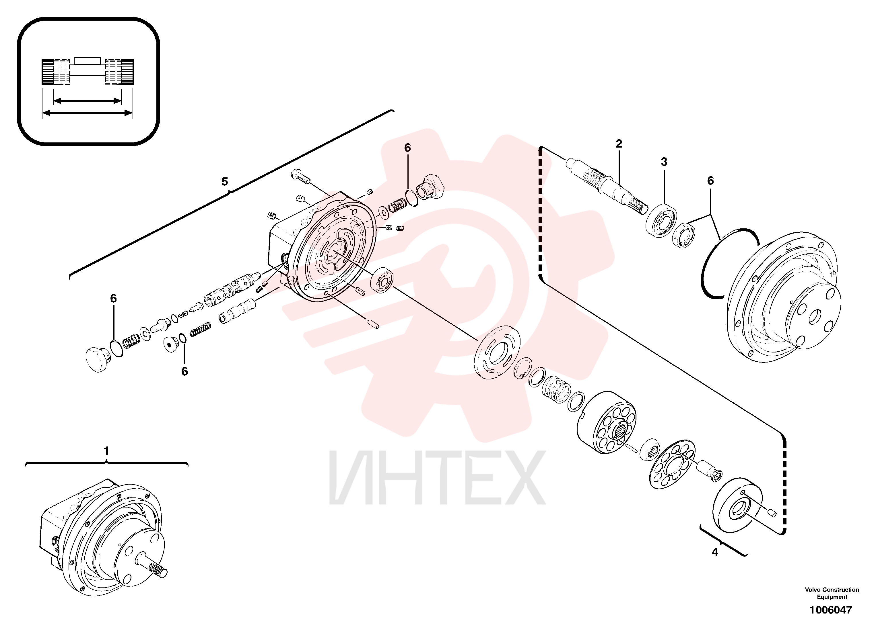 Pinion shaft PJ7415912