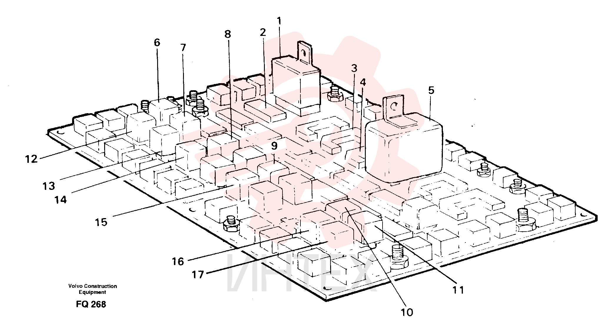 Intermittent relay VOE 14212961