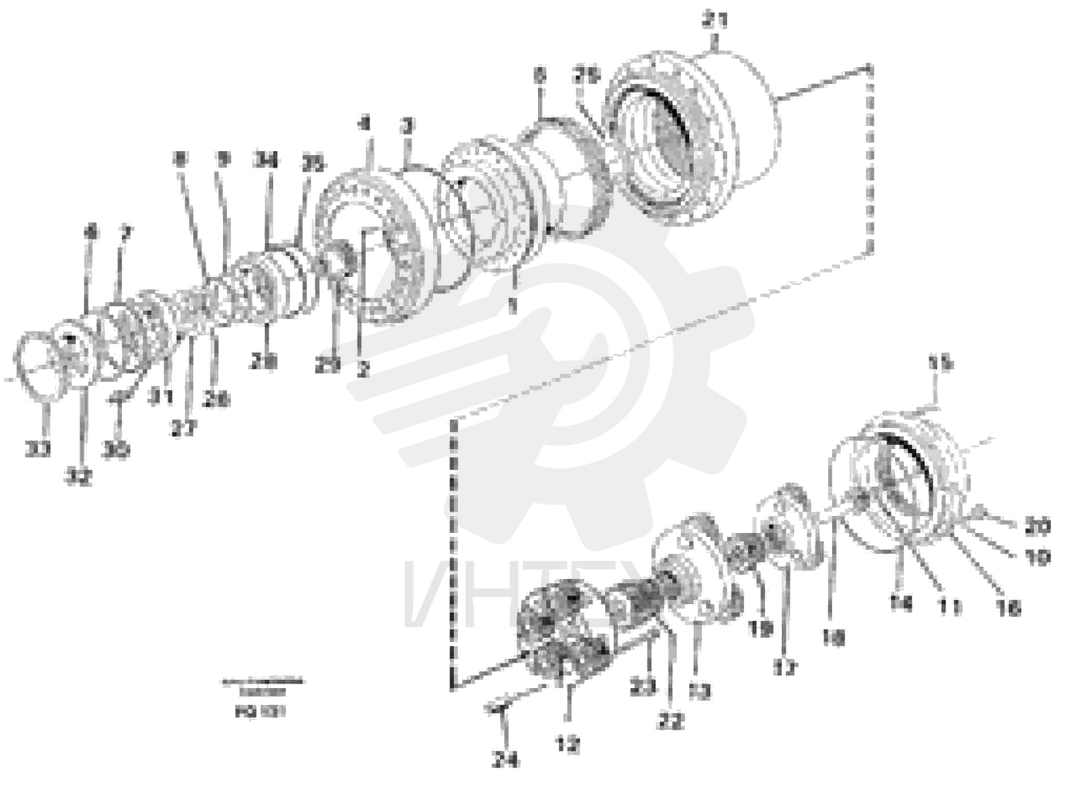 Track Gearbox VOE 14214704