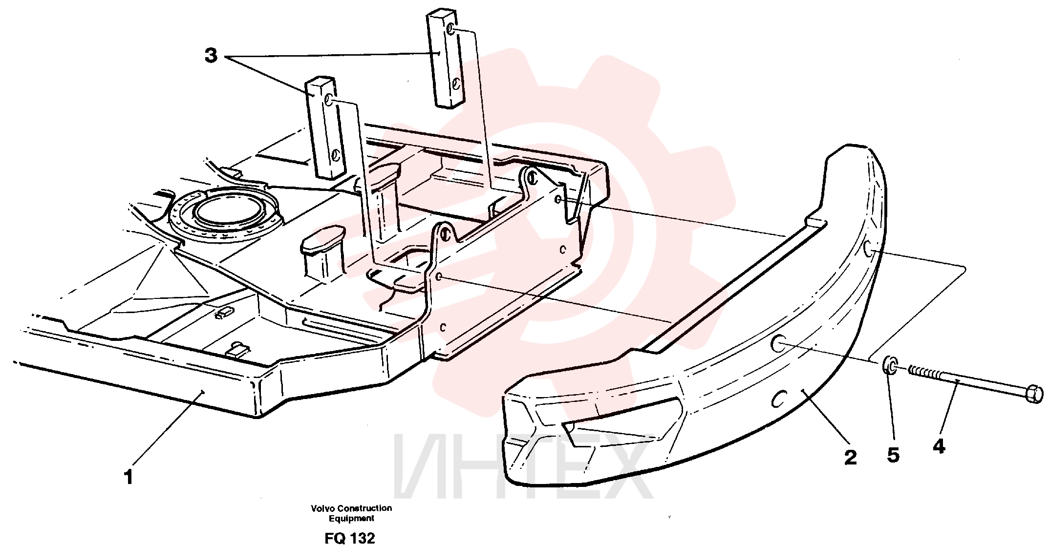 Upper Section Frame VOE 14259288