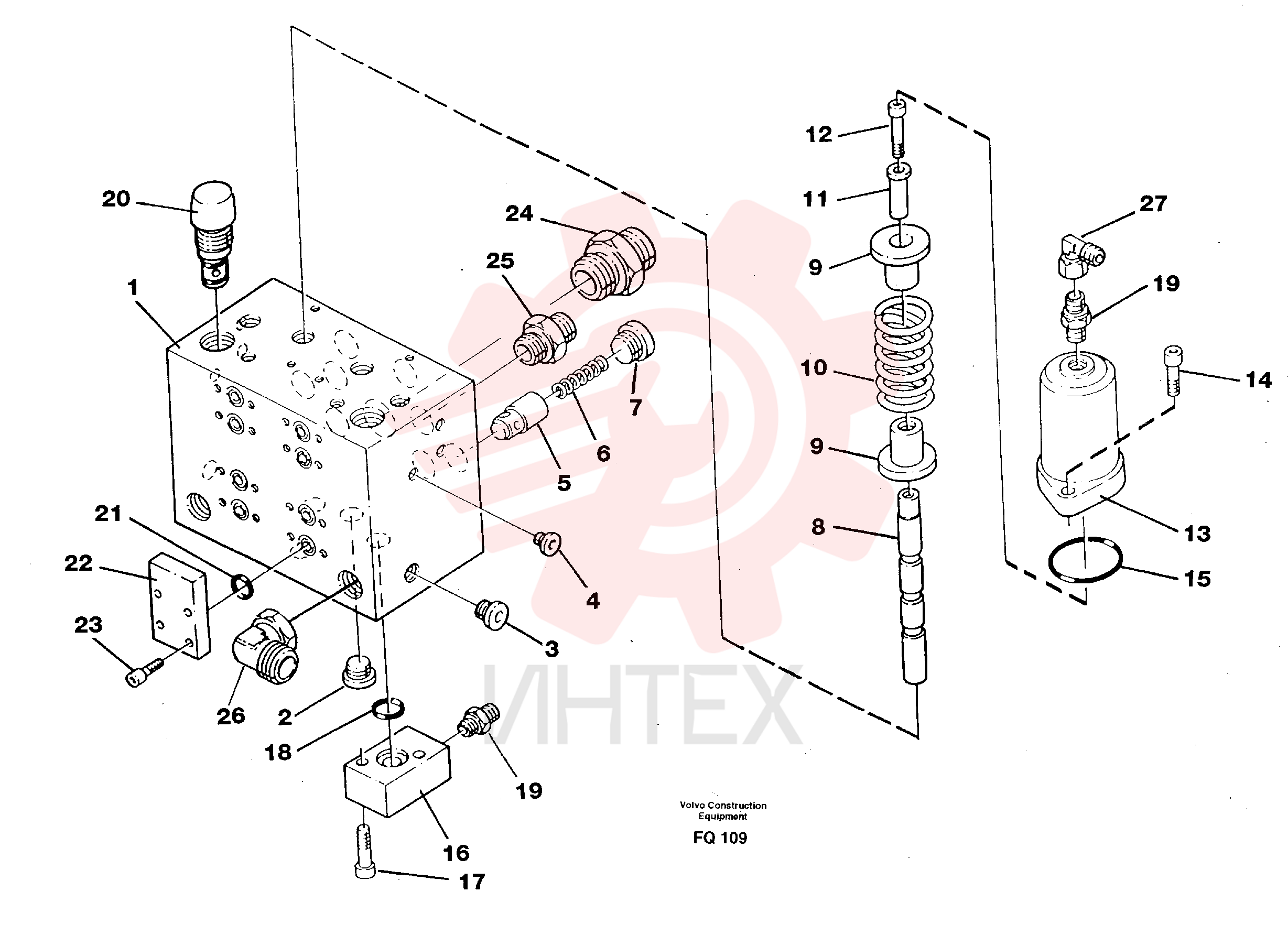 Valve body VOE 14251907