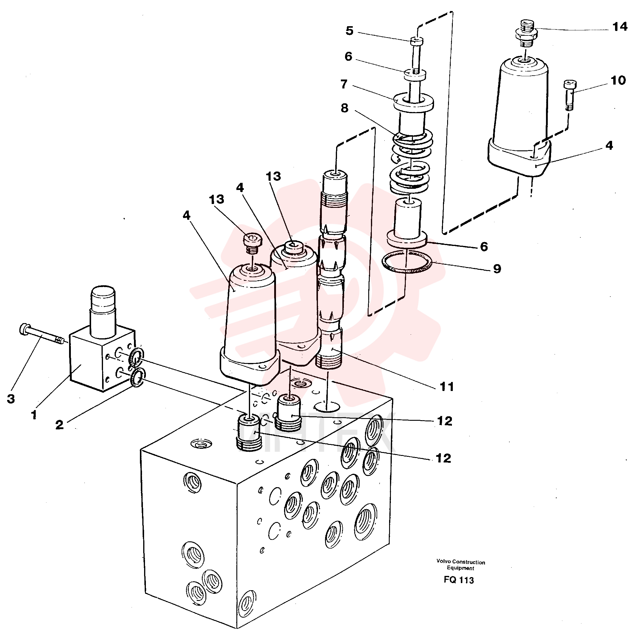 Valve body VOE 14251941 (2)