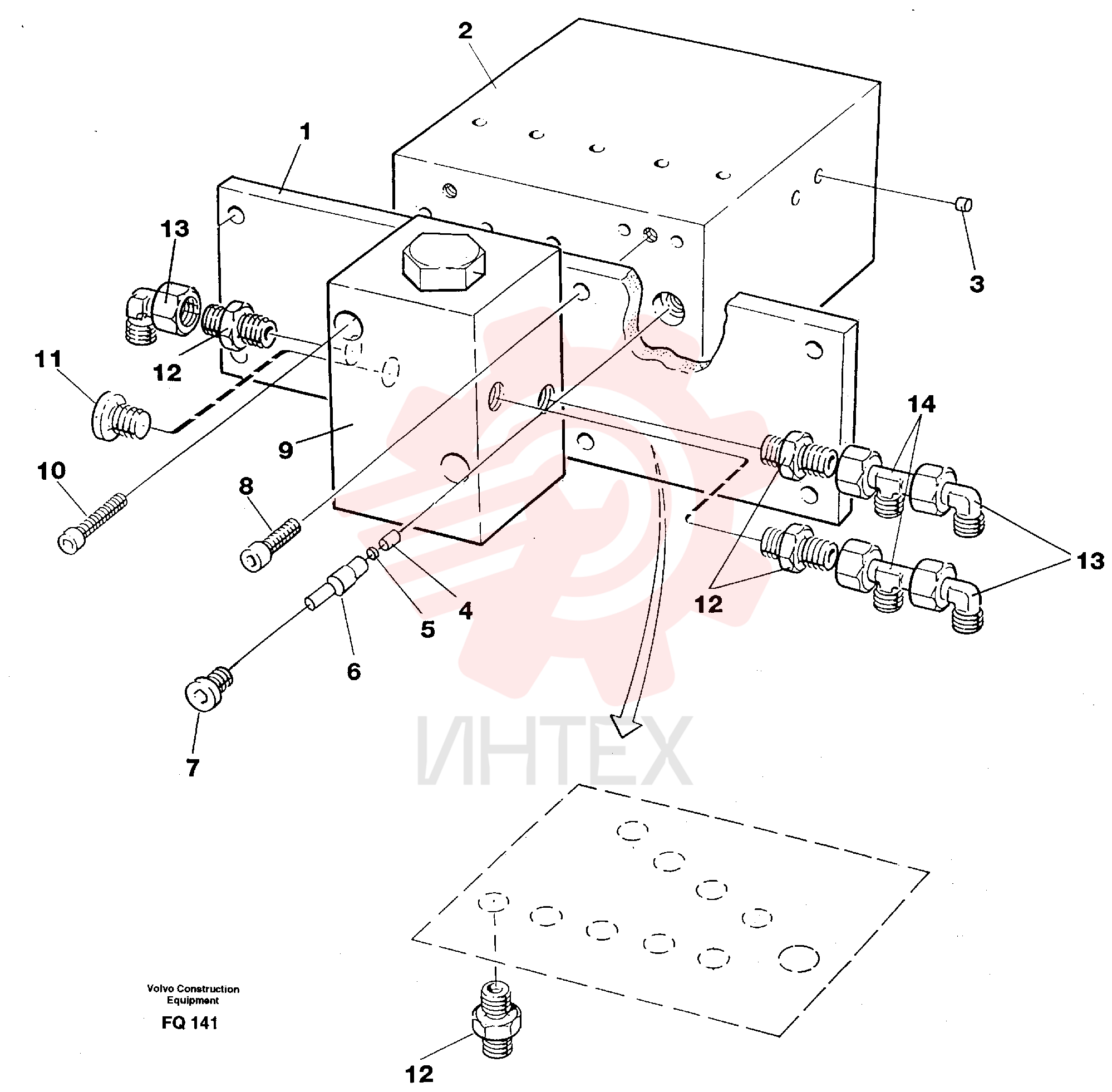 Valve body VOE 14261203
