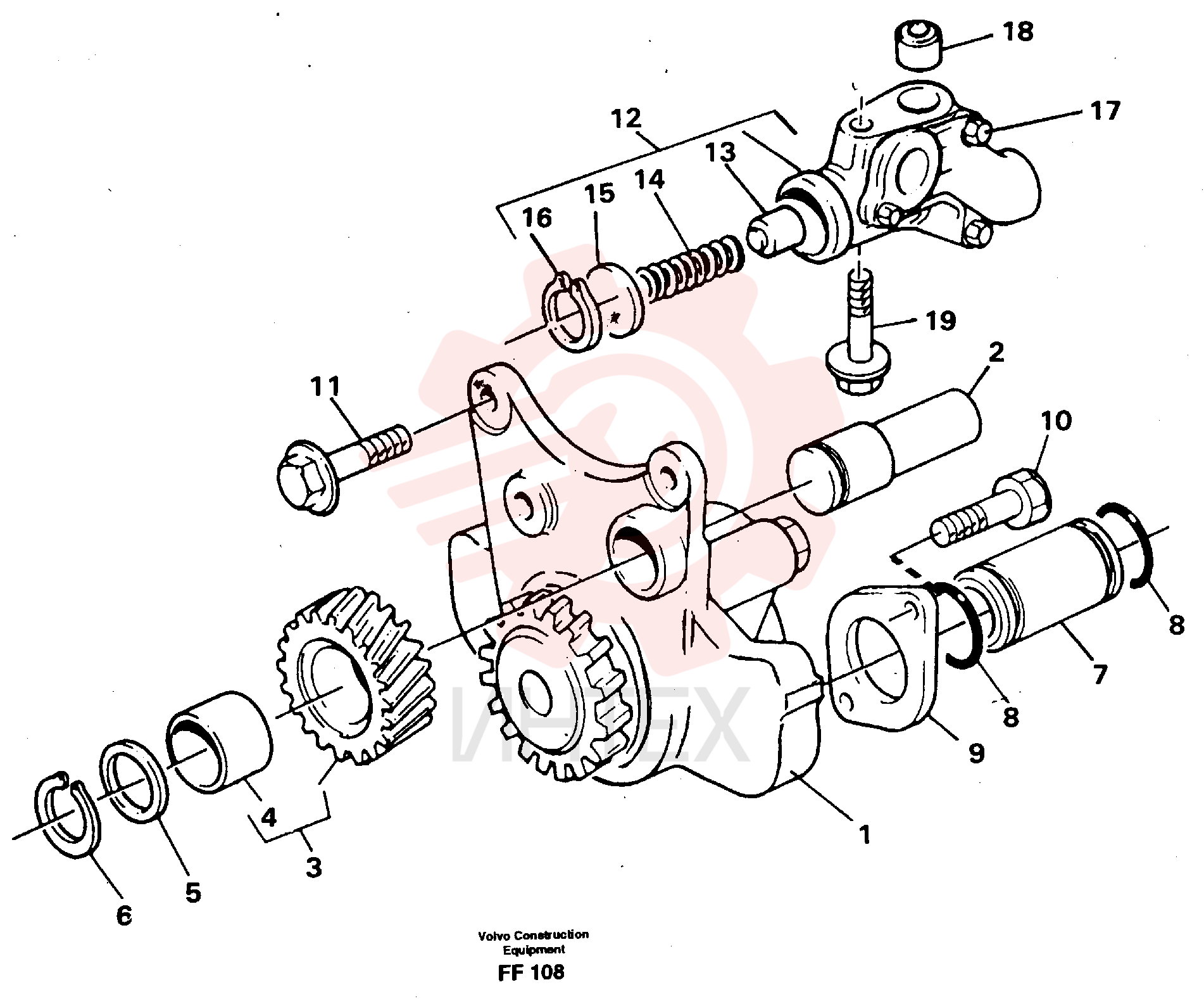 Насос масляный VOE 11997020 (1)