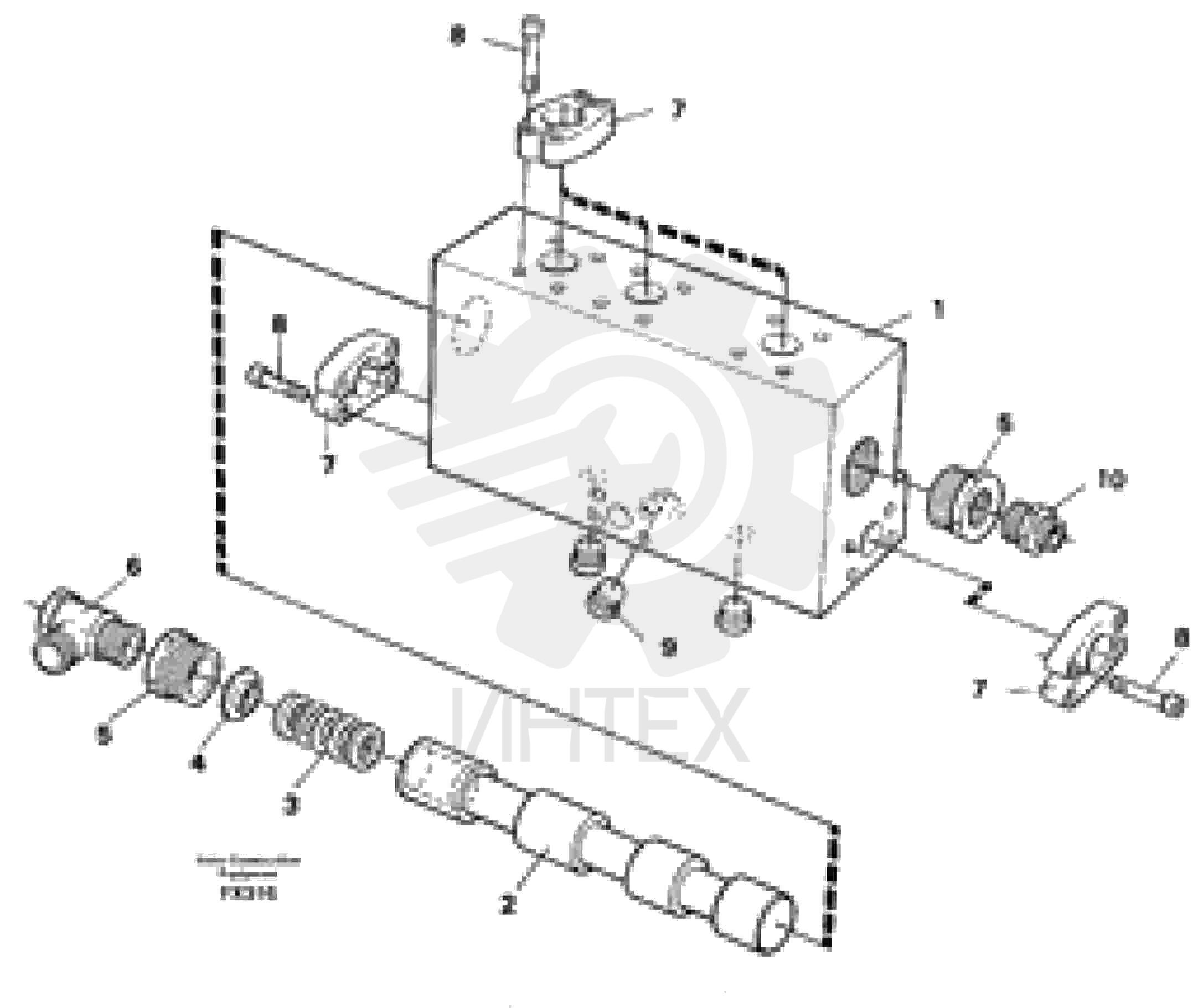 Operating valve