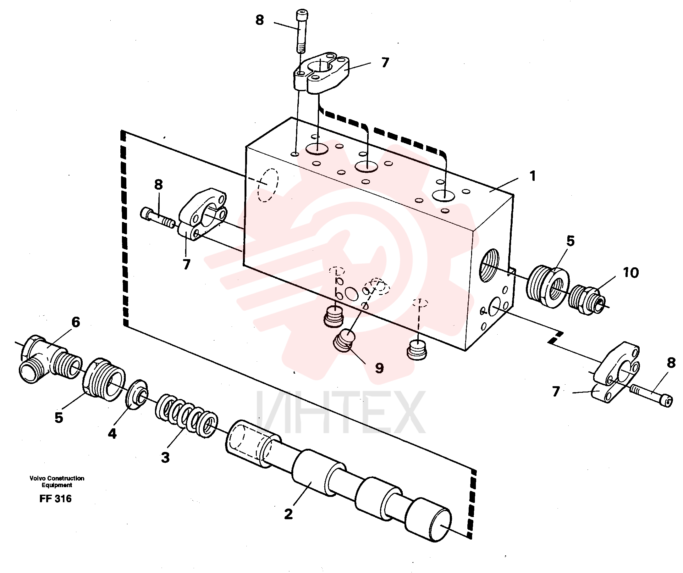 Operating valve