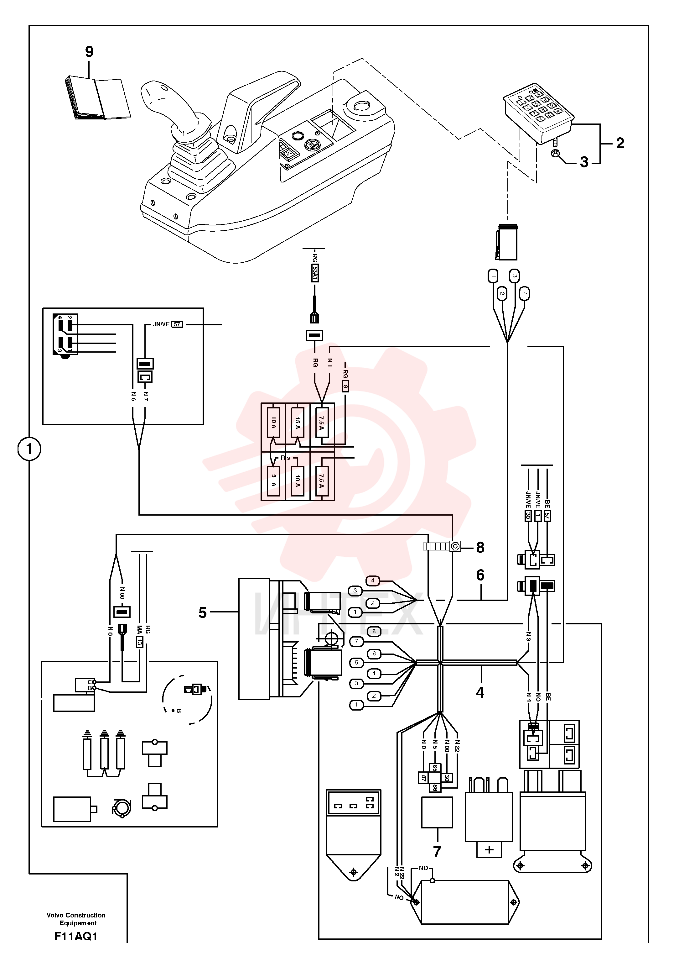 Coded keypad kit