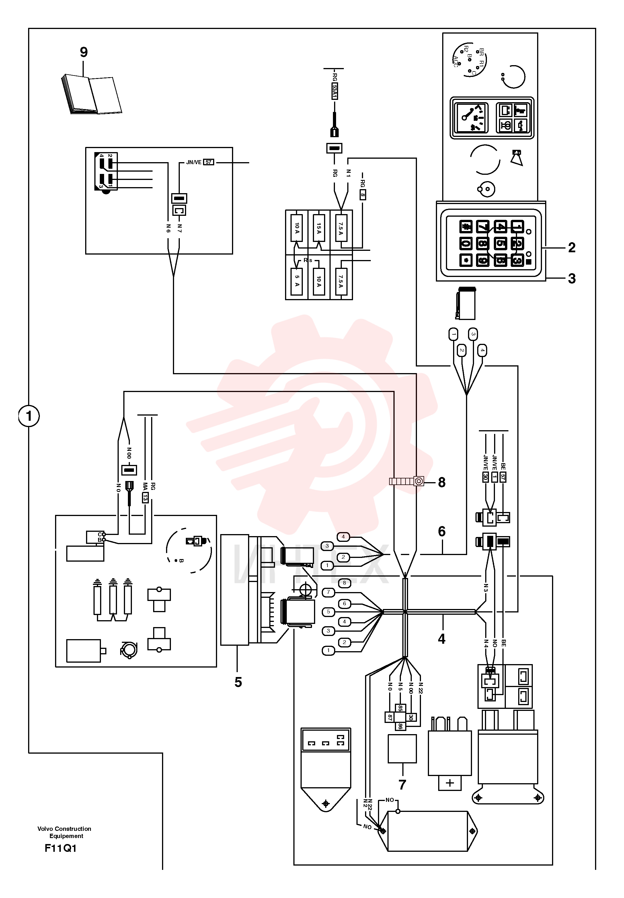 Coded keypad kit