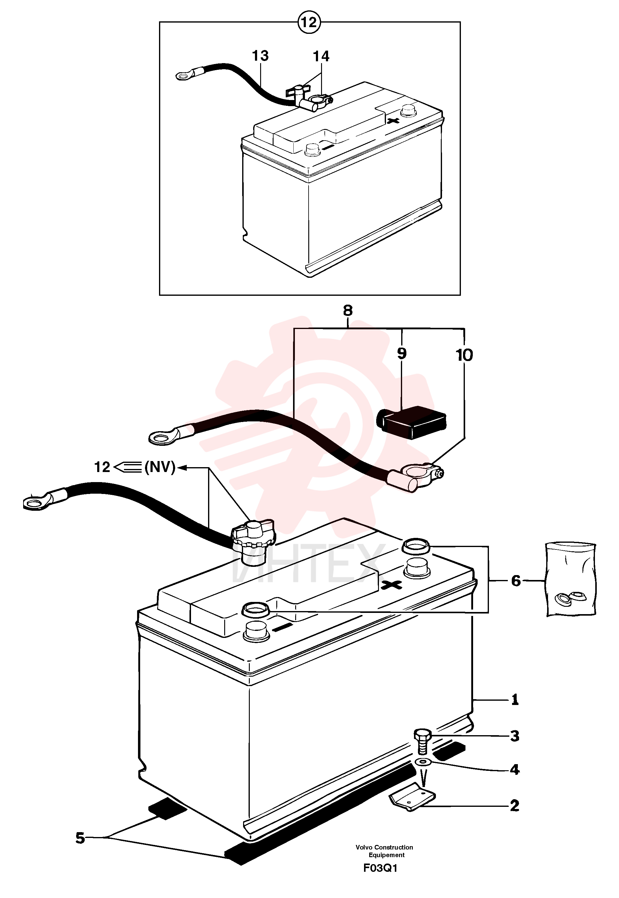 Dry battery