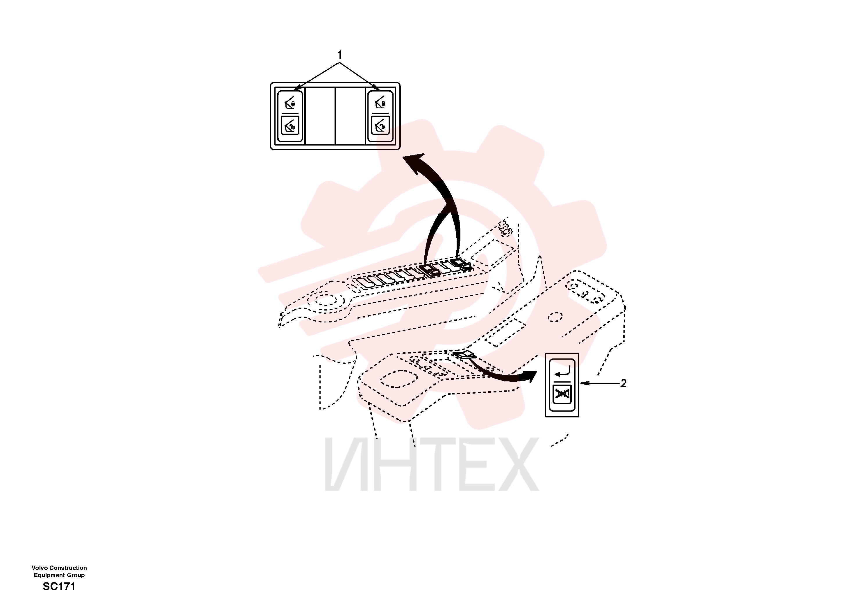 Переключатель VOE 14501728