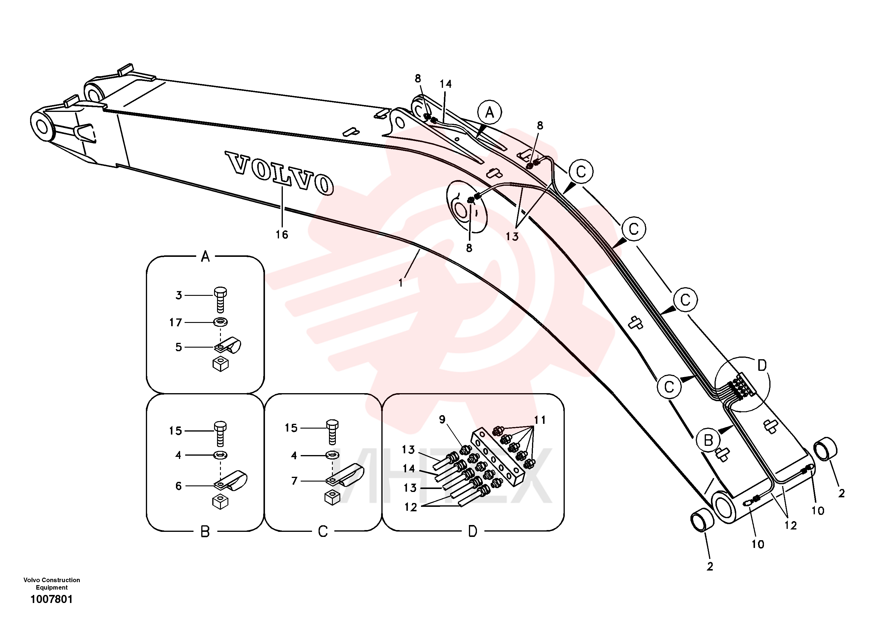 Excavator boom
