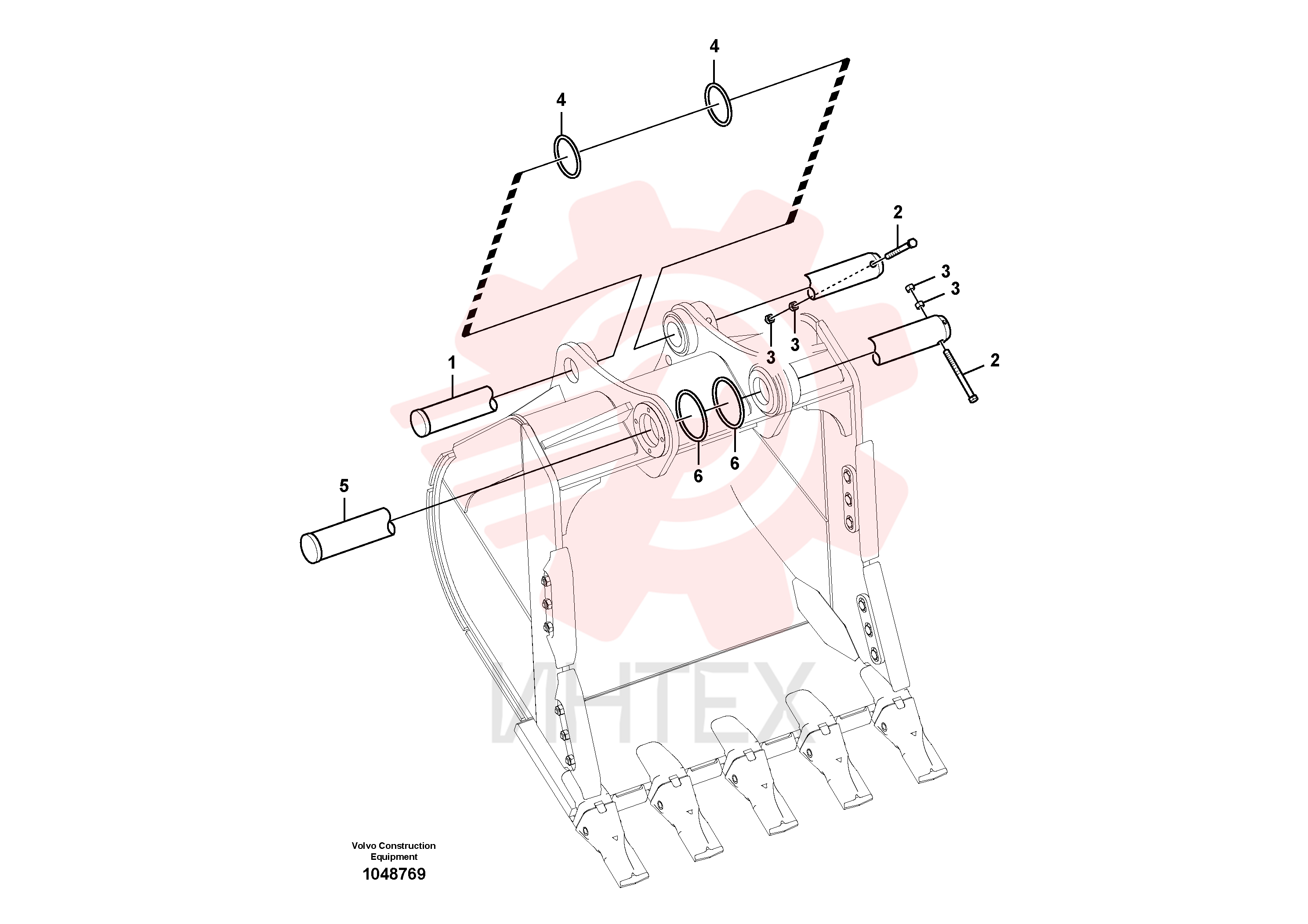 Палец VOE 14509017