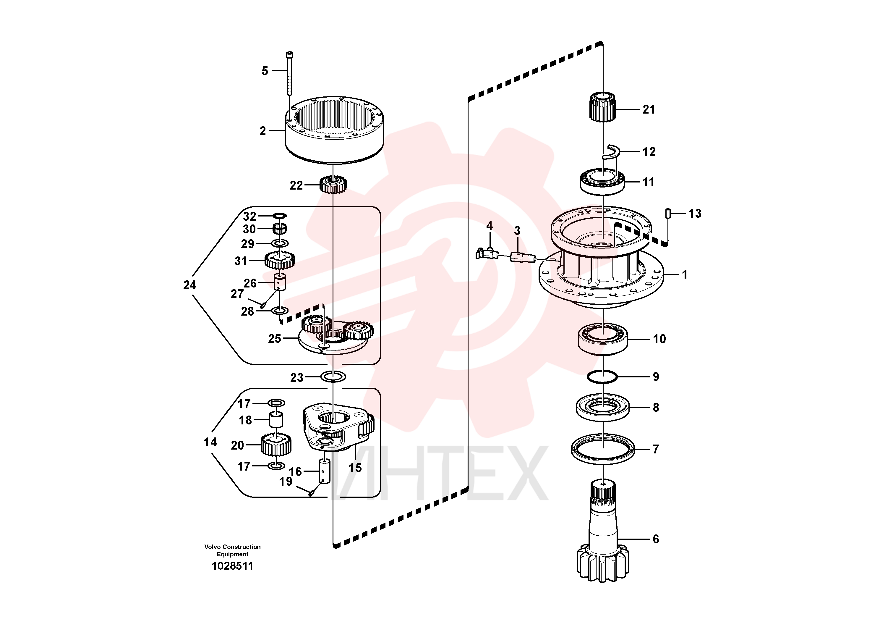 Gearbox VOE 14540907