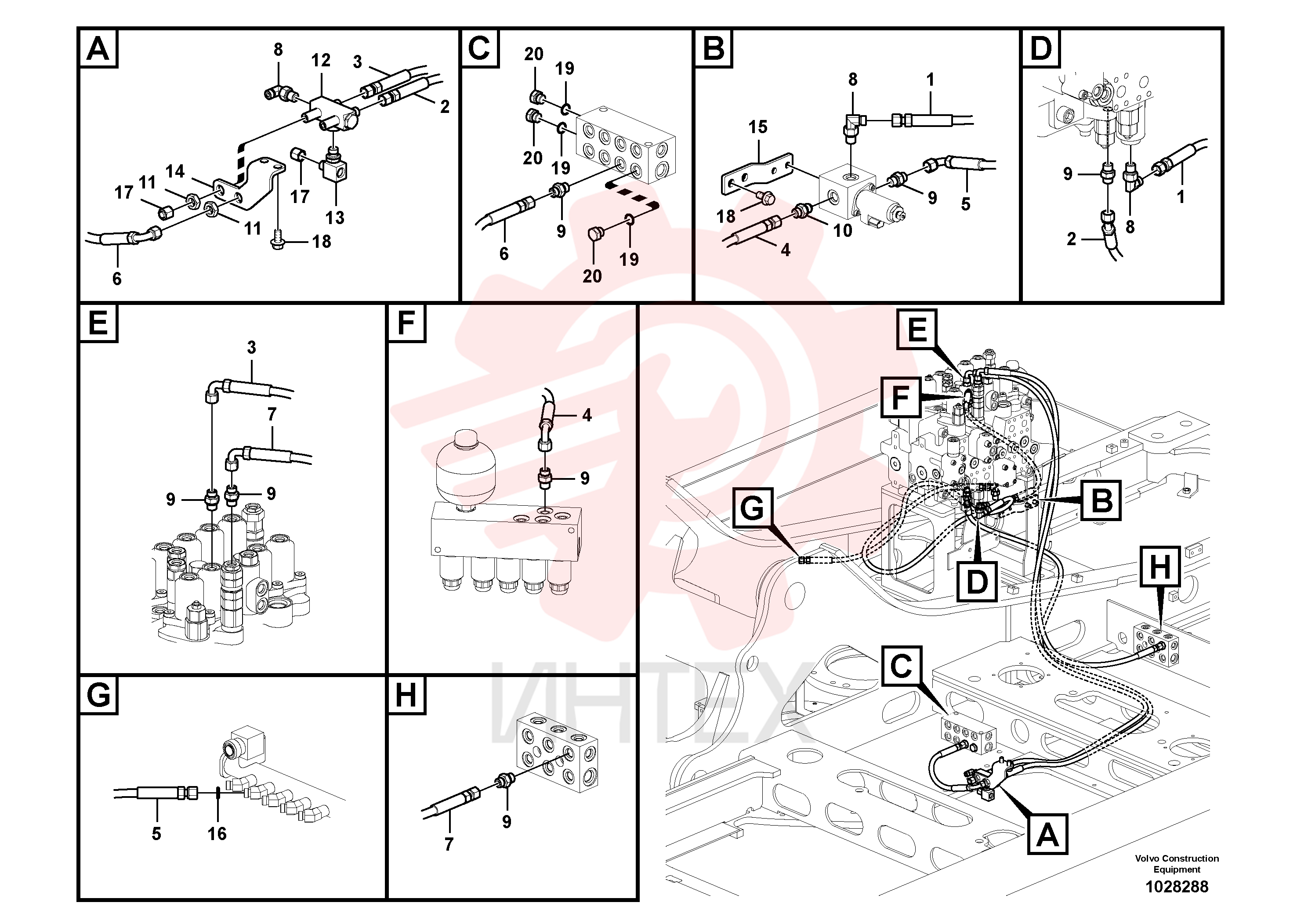 Hose assembly VOE 937113