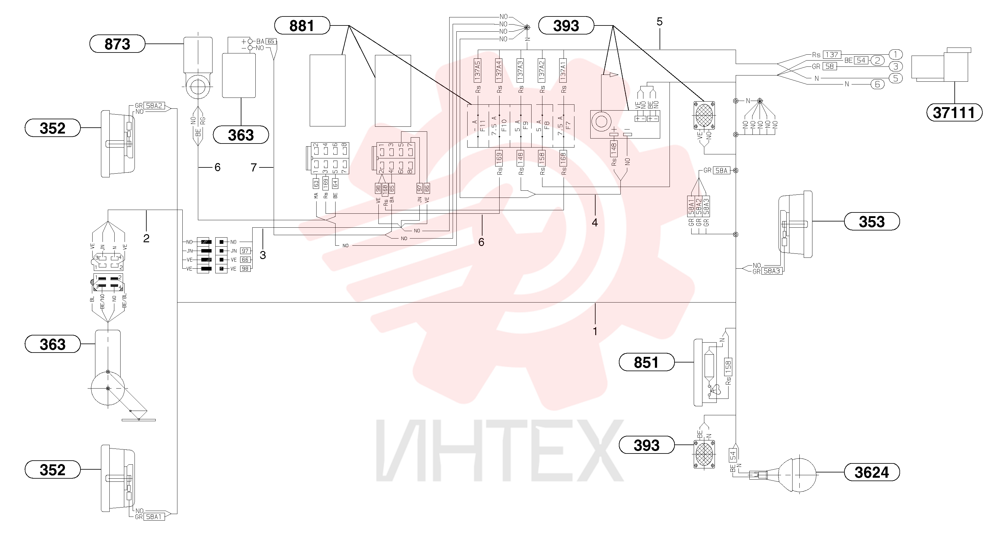 Cable harness