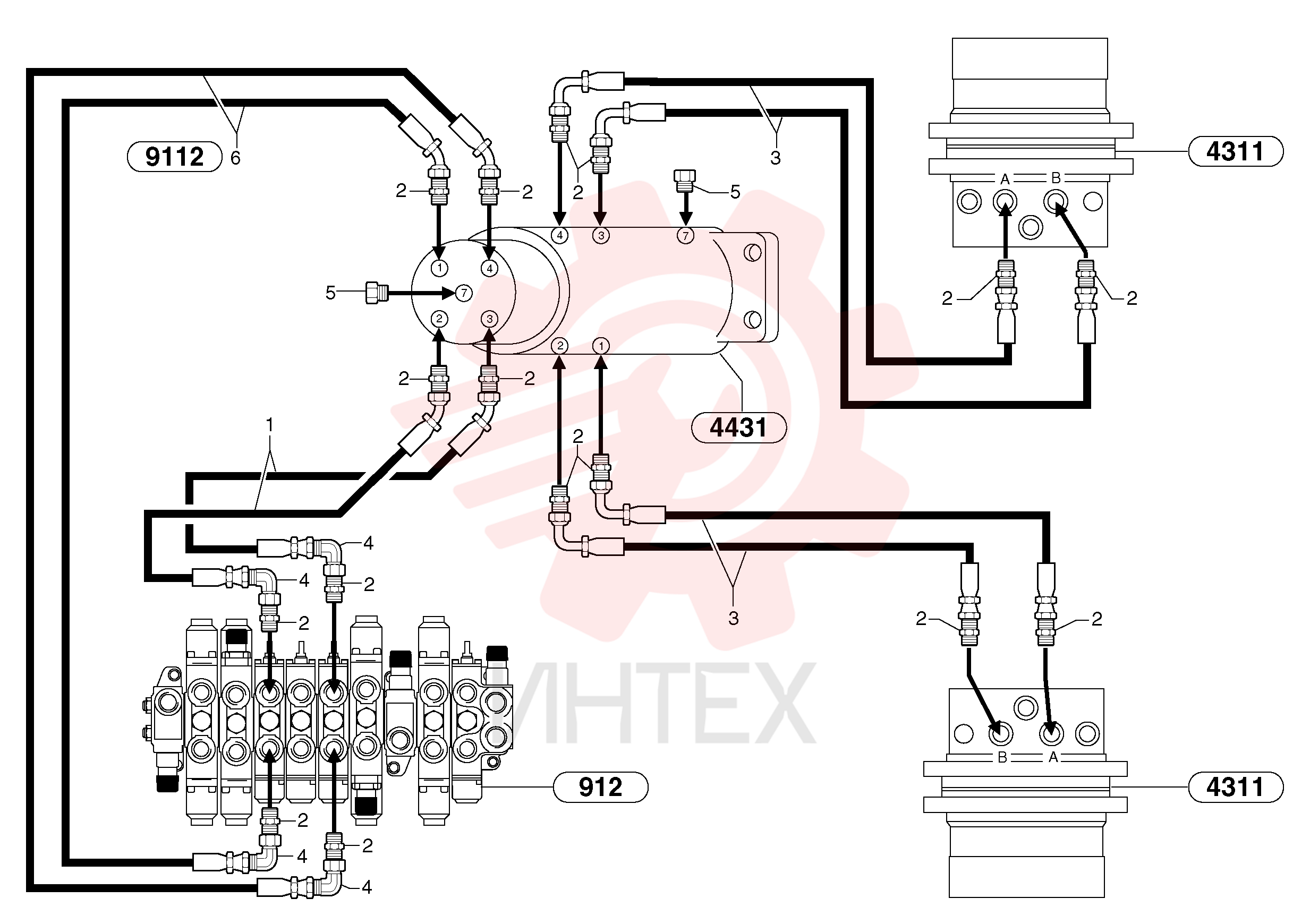 High pressure hose PJ 4193101