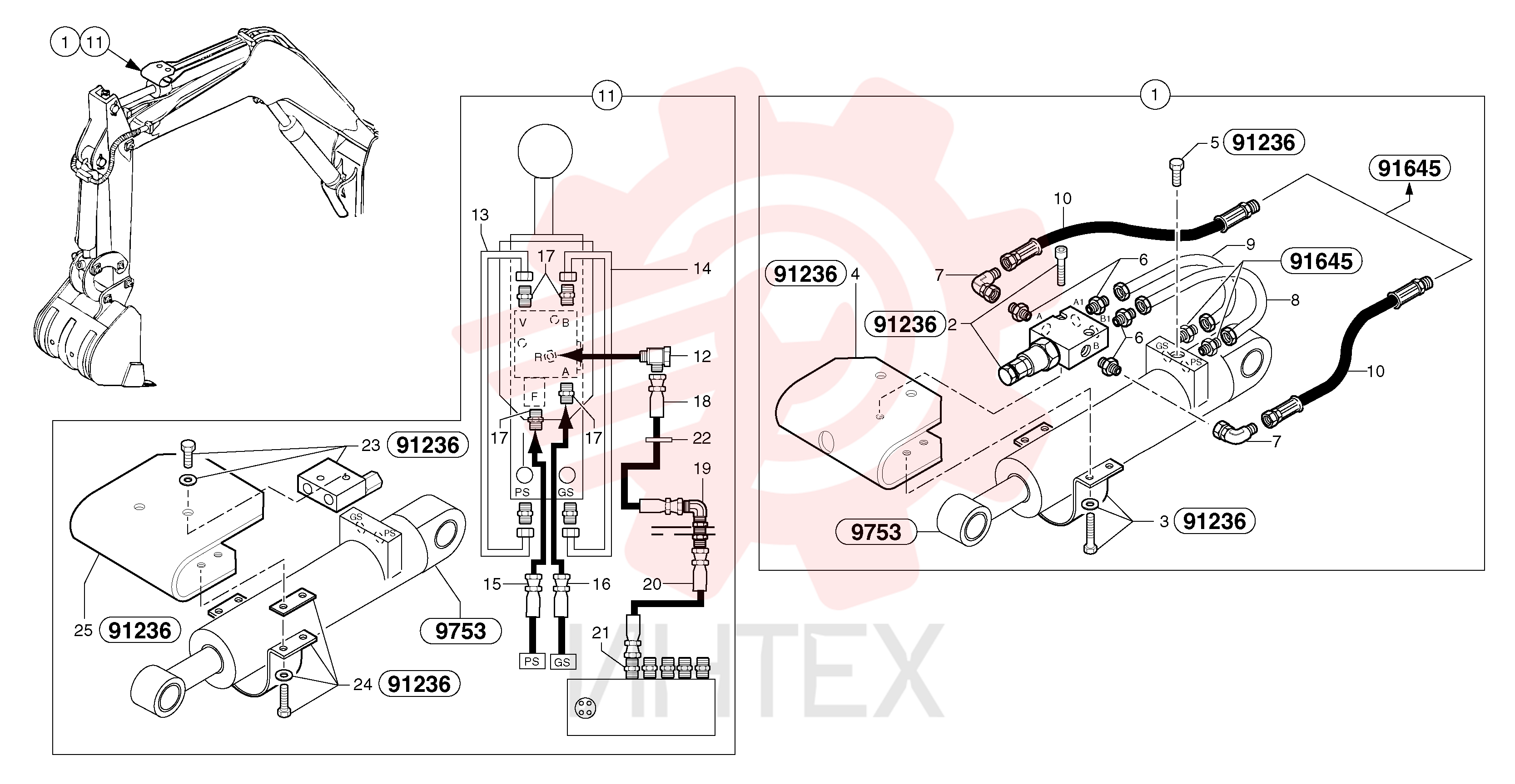 Hydraulic equipment PJ 6530360 (1)