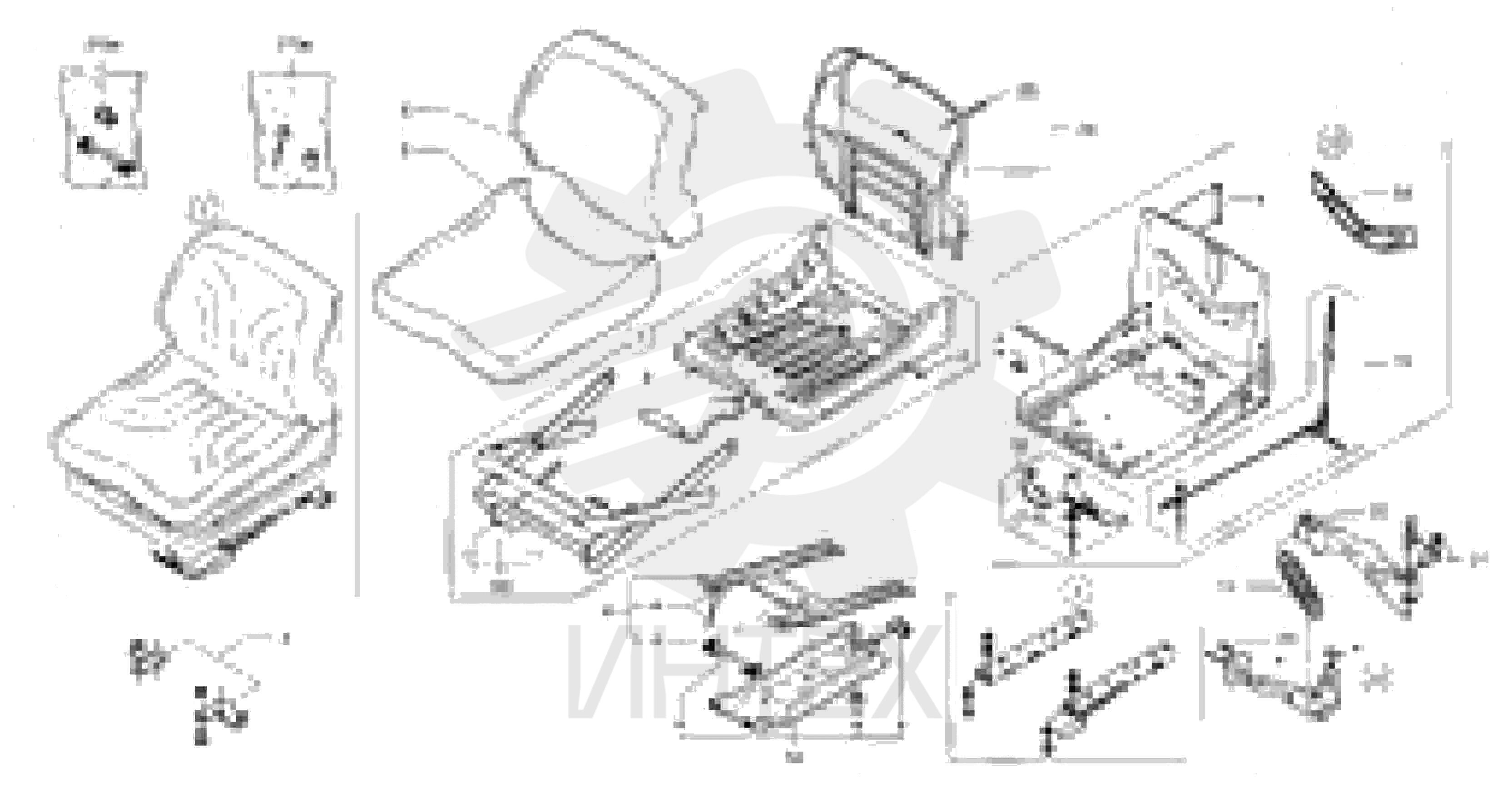 Imitation leather seat PJ 5700063 (1)