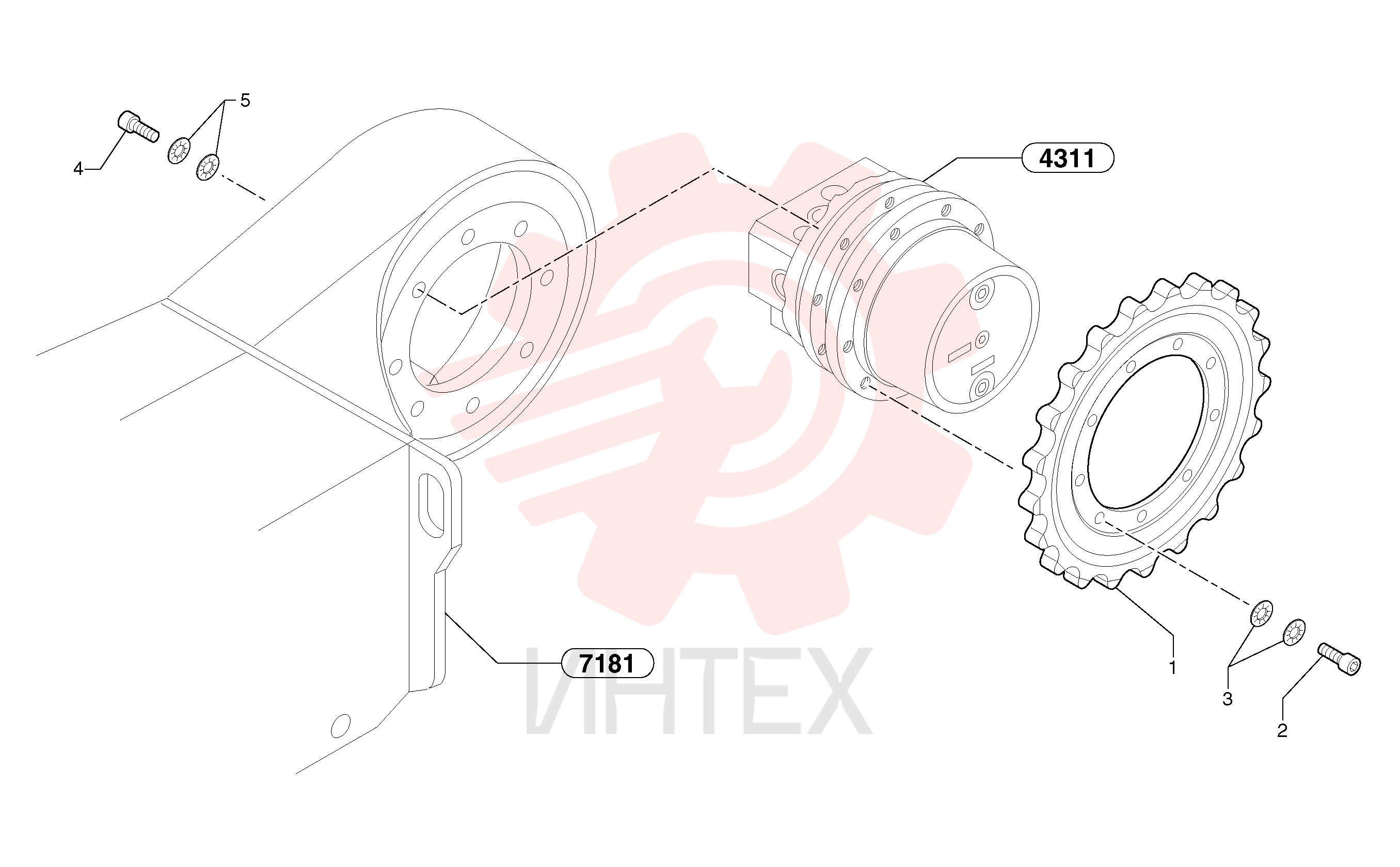 Sprocket wheel