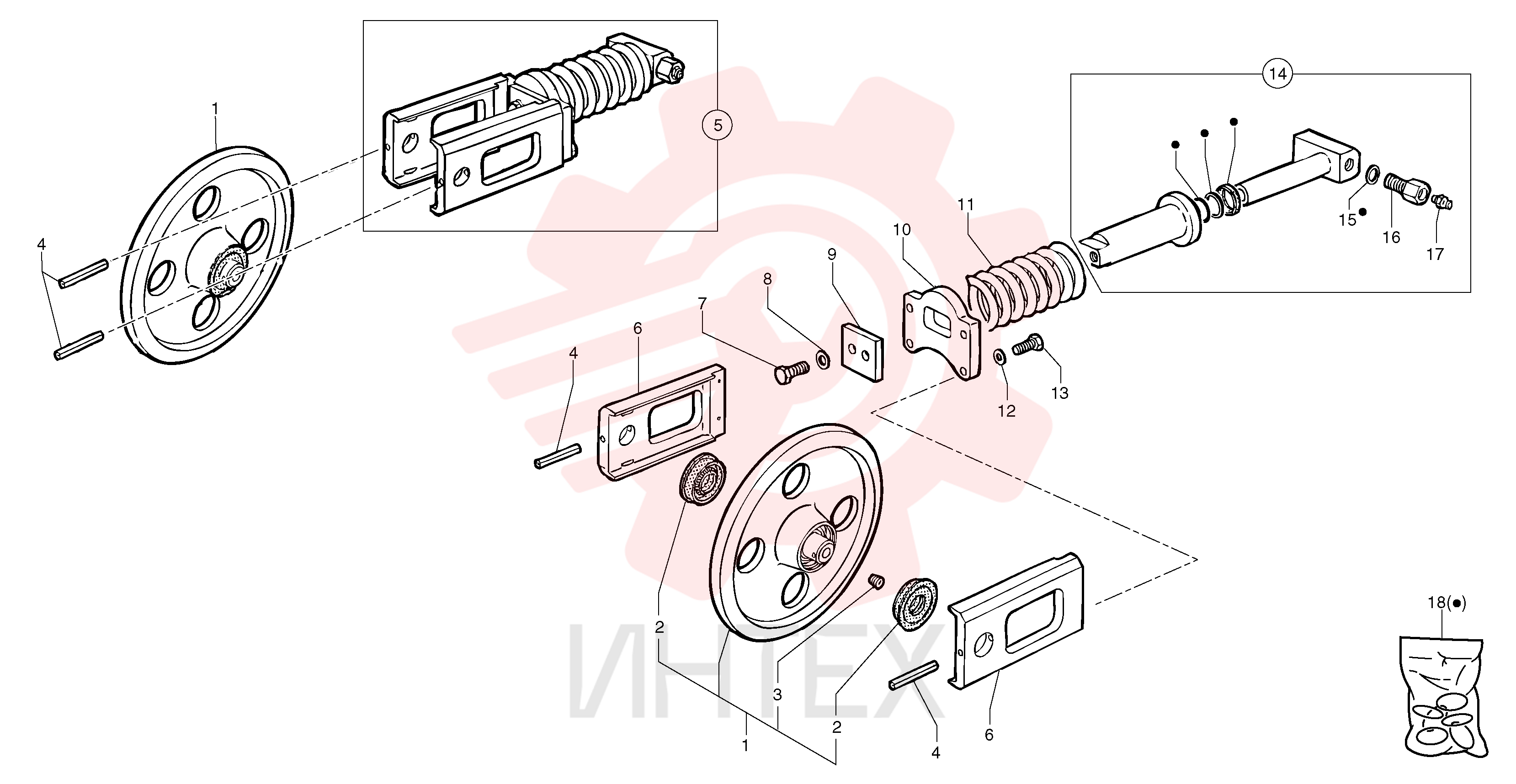 Tension wheel