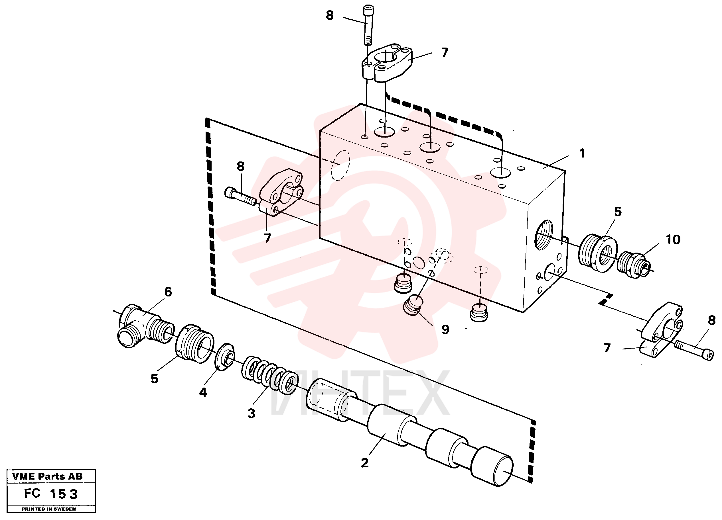 Operating valve
