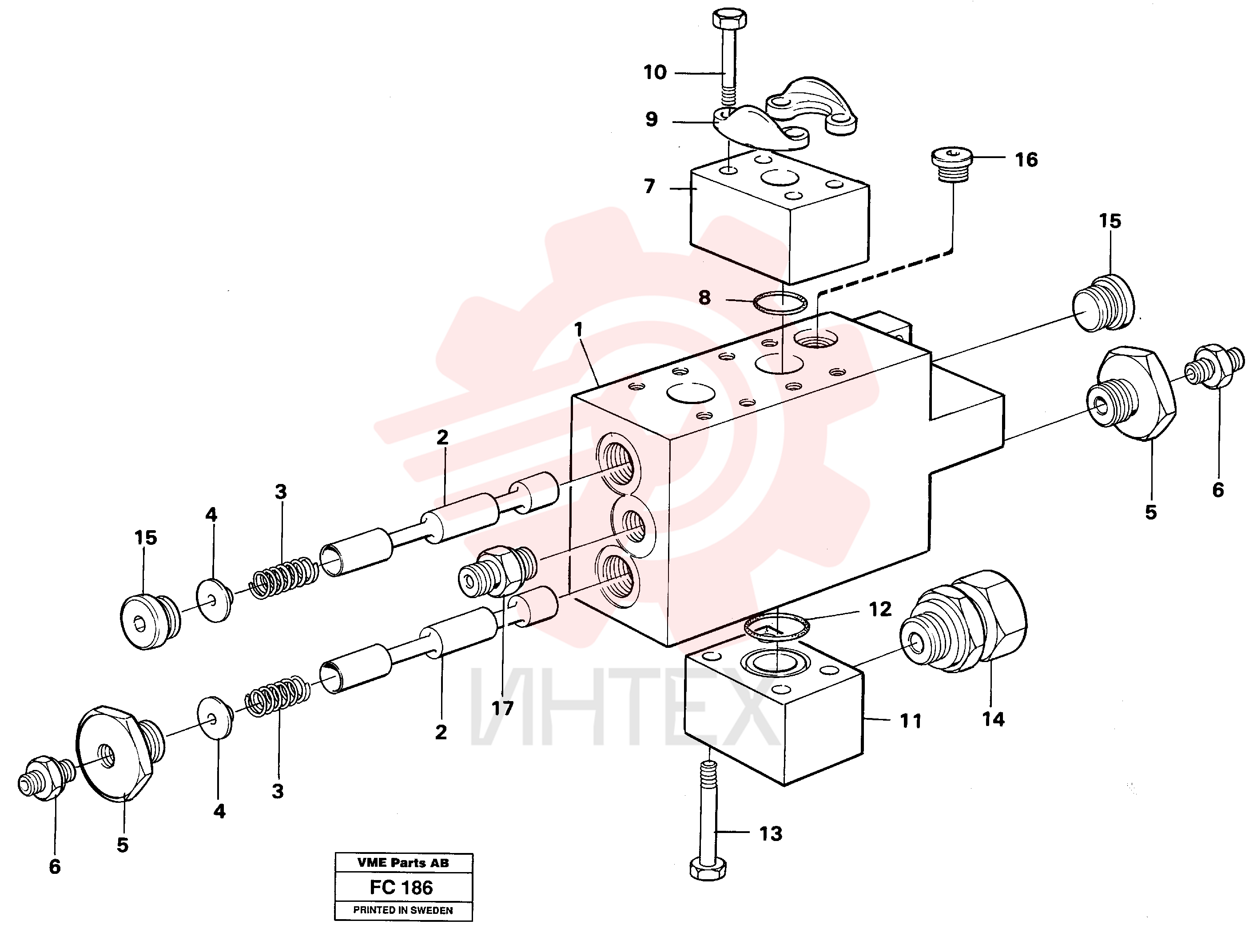 Operating valve