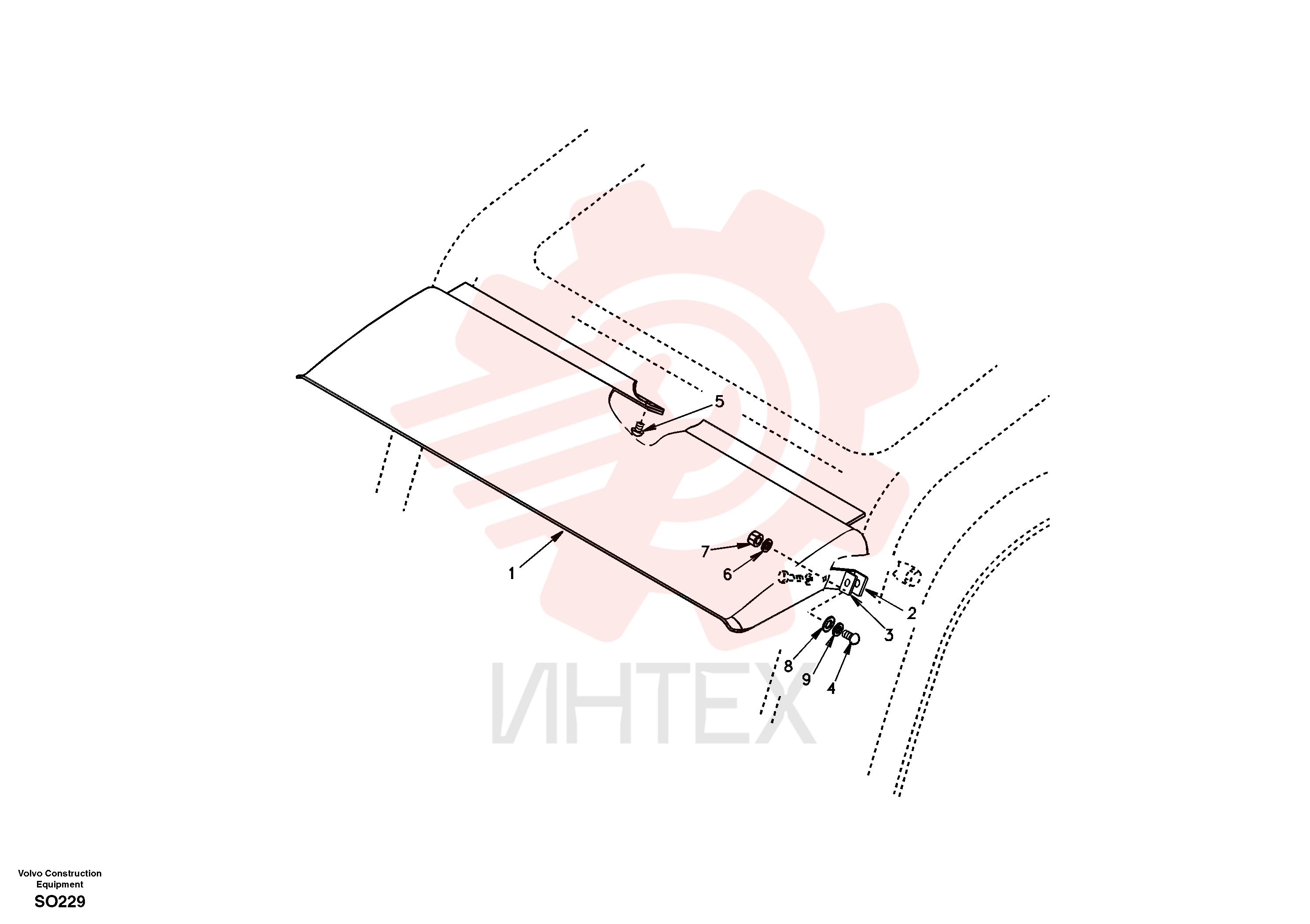 Винт шестигранник (торцевой ключ) VOE 969423